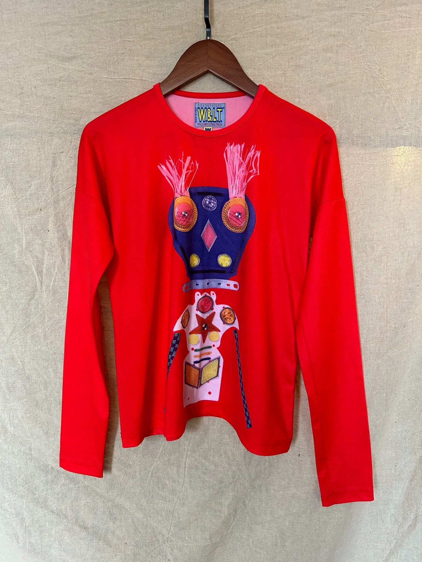 WaIter Van Beirendonck 長袖カットソー W&LT × Walter Van Beirendonck W&LT Chest Hair 