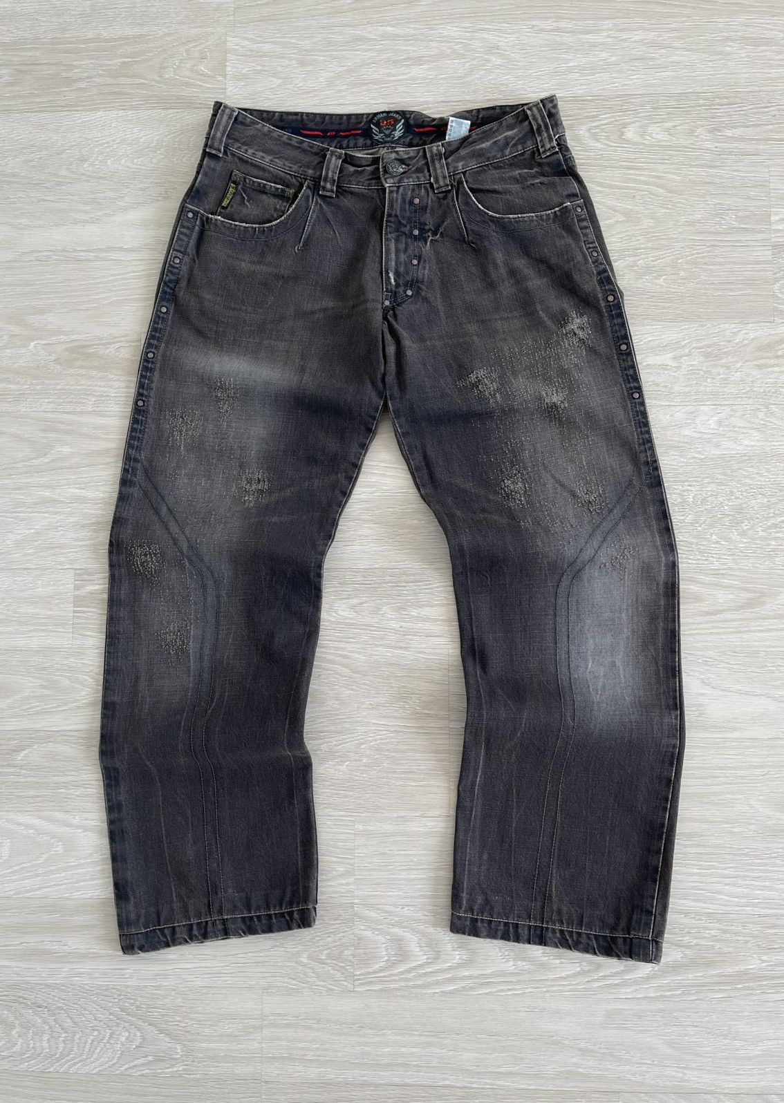 パンツ y2k archive EMPORIO ARMANI Black denim Armani × Armani Exchange × Emporio Armani Emporio Armani