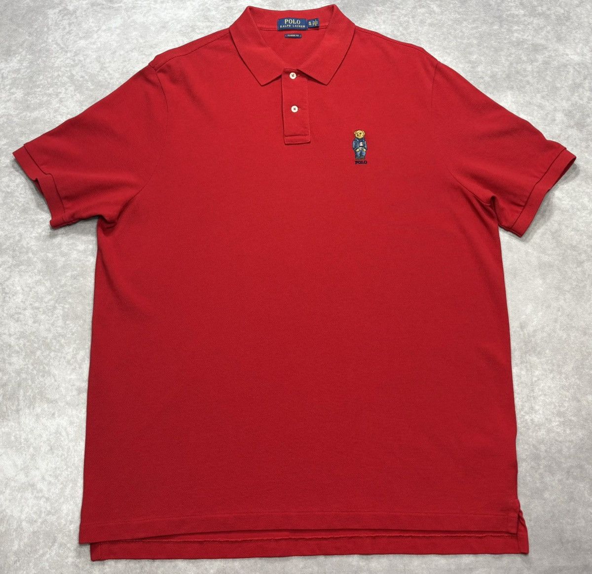 Polo Ralph Lauren Polo Ralph Lauren Classic Bear Polo Shirt Red Size US XL / EU 56 / 4 - 1 Thumbnail
