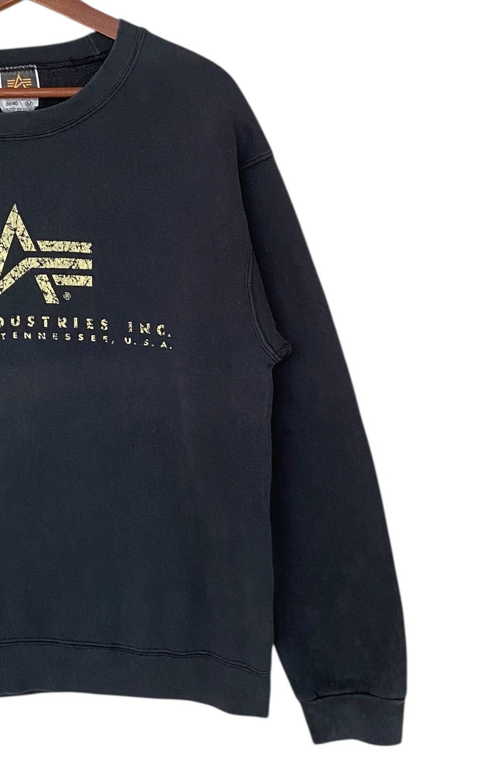 Alpha Industries × Japanese Brand × Vintage Vintage Japanese Brand Alpha Industries Sweatshirt 1990s Size US M / EU 48-50 / 2 - 4 Thumbnail