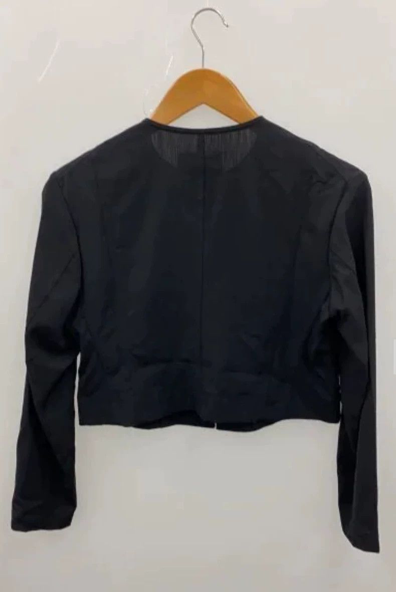 Y's Y's size os Black wool bomber jacket Size US M / EU 48-50 / 2 - 2 Thumbnail