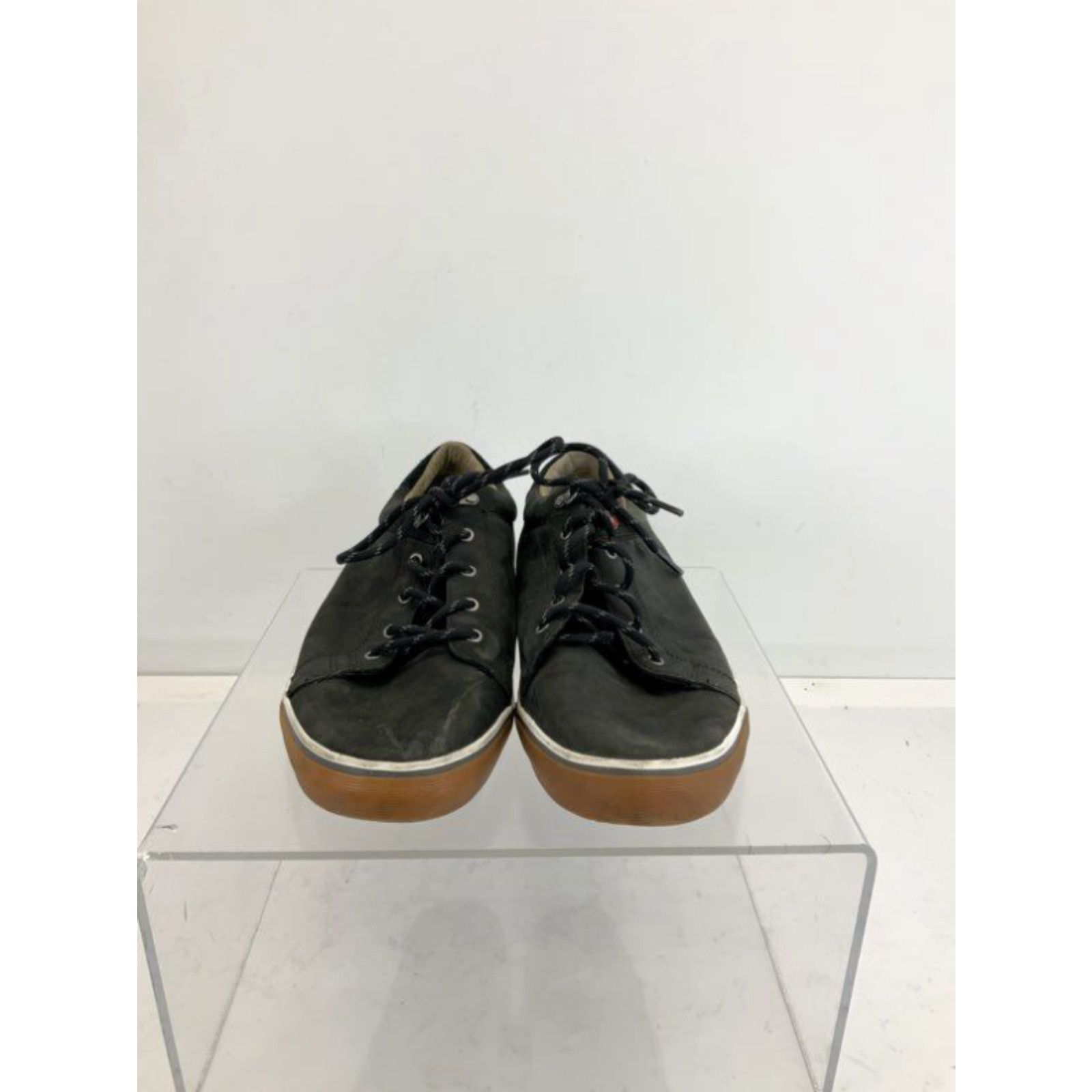 Ugg UGG Brock Trainer Black Leather Suede Lace Up Sneakers Size 12 Grailed