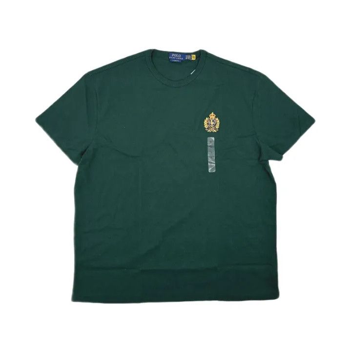 Polo Ralph Lauren Polo Ralph Lauren Embroidered Solid Crew Neck Tee Size US XL / EU 56 / 4 - 1 Thumbnail