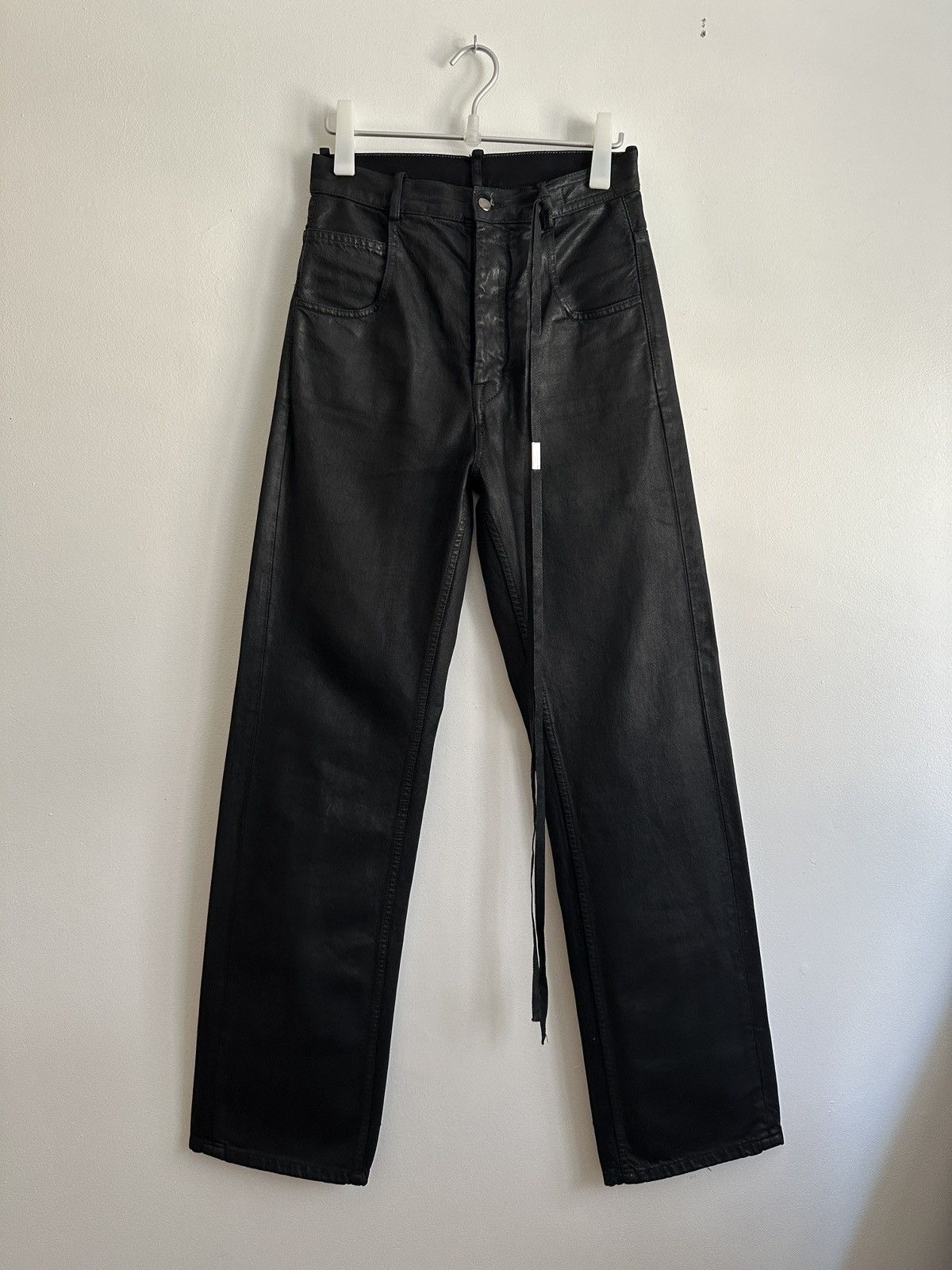 Ann Demeulemeester Kevin Waxed Denim Jeans | Grailed