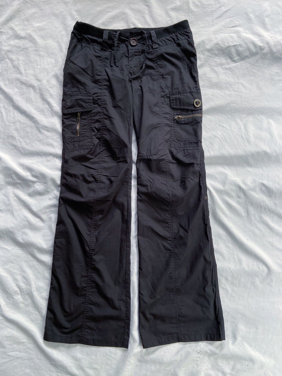 If Six Was Nine BEAUMONT CARR CARGO FLARED PANTS Size US 31 - 1 Thumbnail