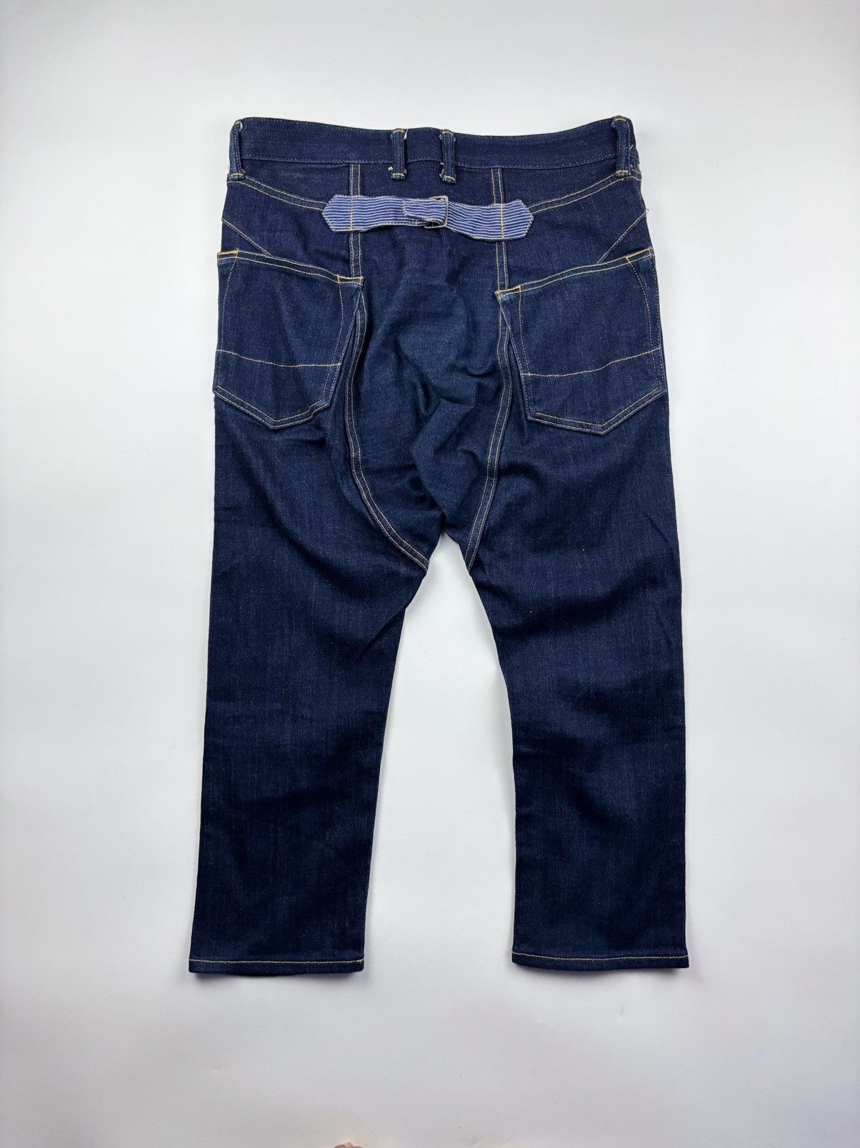 Junya Watanabe Junya Watanabe x COMME des Garçons Drop Crotch Jeans Size US 32 / EU 48 - 3 Thumbnail