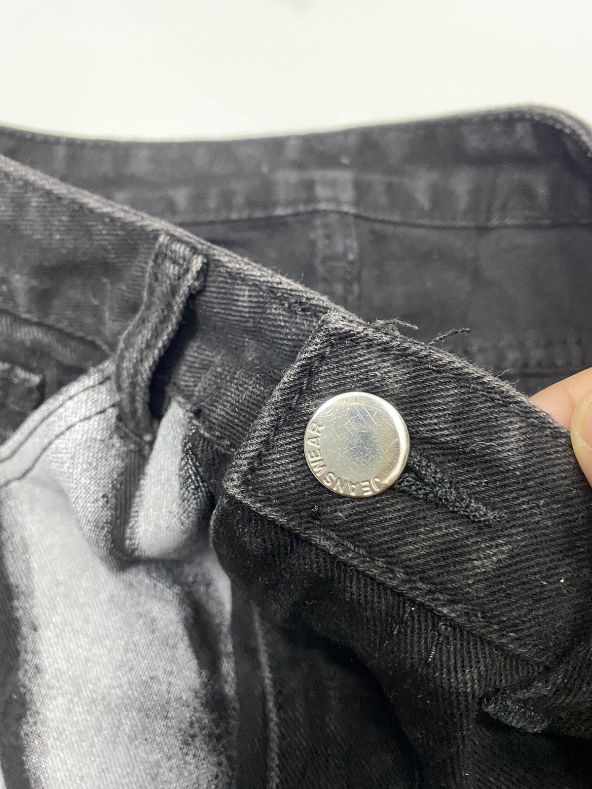Kapital 🔥BAGGY JEANS DISTRESSED DENIM ROMWE BRAND Size US 27 - 9 Thumbnail