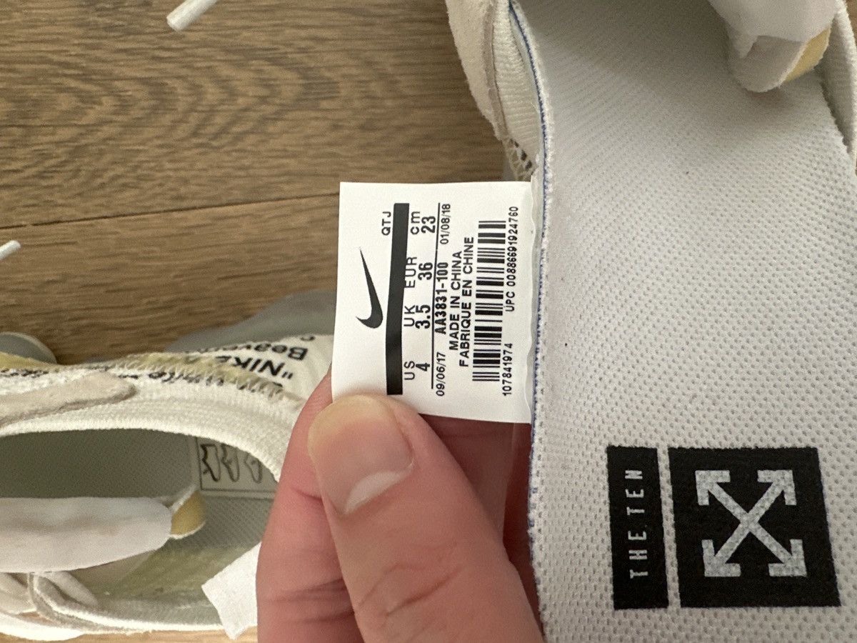 Nike × Off-White Nike Off White Vapormax US Size 4 UK 3.5 Size US 4 / IT 34 - 5 Thumbnail