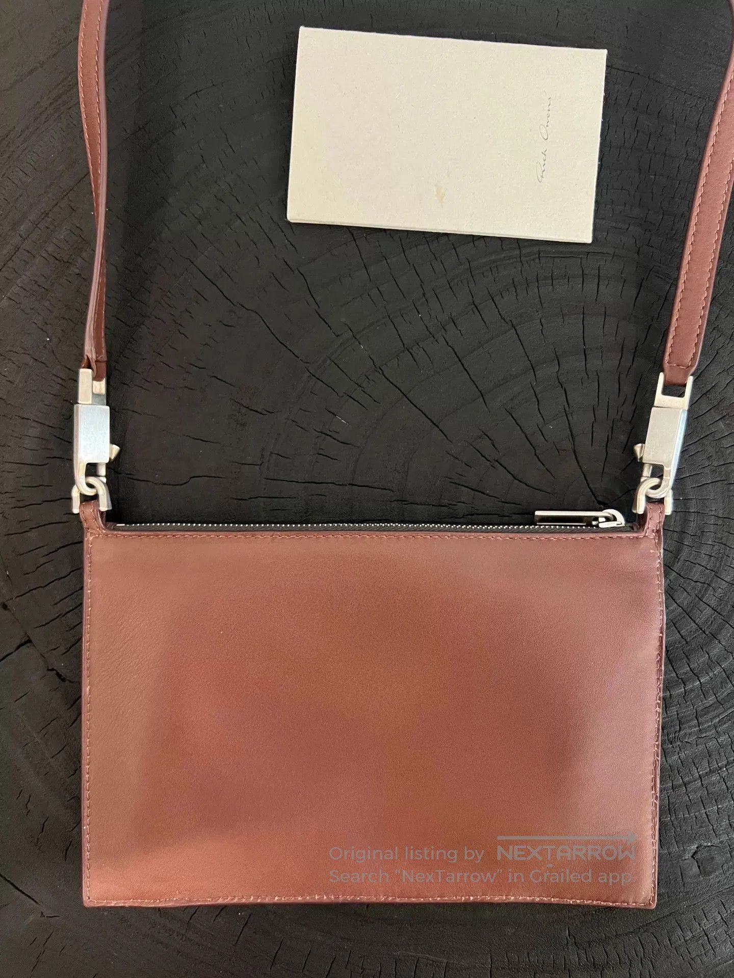 Rick Owens Rick Owens Red Cowhide Crossbody Bag. Size ONE SIZE - 2 Thumbnail