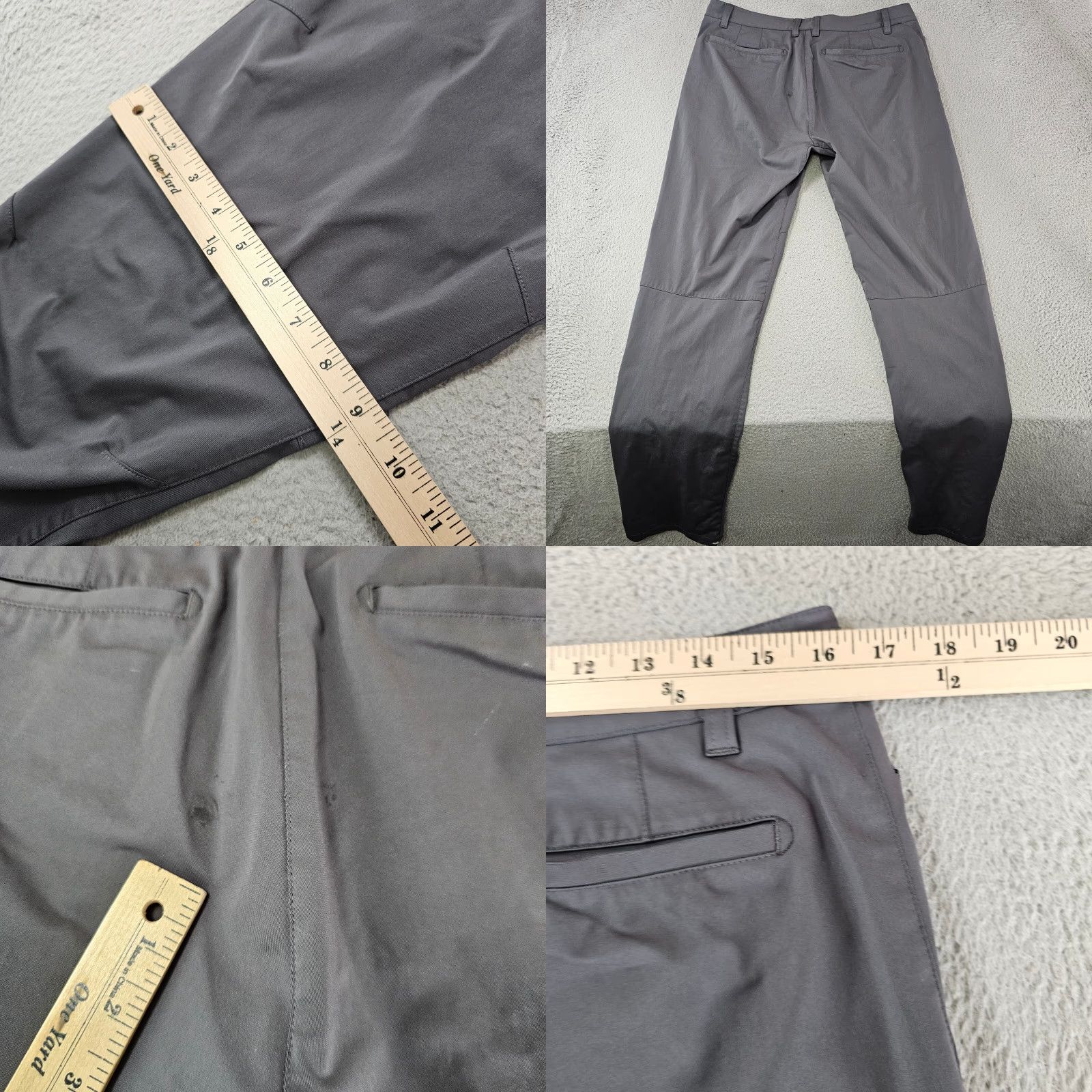 Rhone Rhone Mens Pants Chino Straight 32x32 Gray Travel Casual Business Sports Mens (32) Size US 32 / EU 48 - 8 Thumbnail