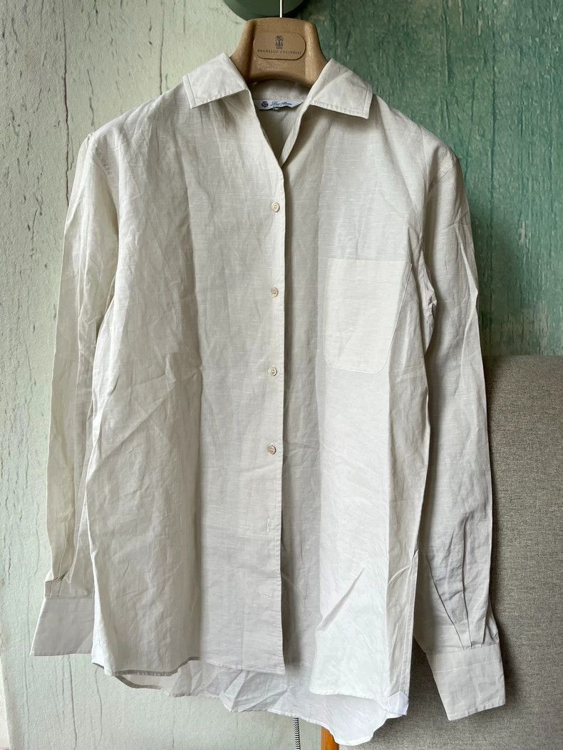 Loro Piana LORO PIANA Casual linen shirt Size XS / US 0-2 / IT 36-38 - 1 Thumbnail