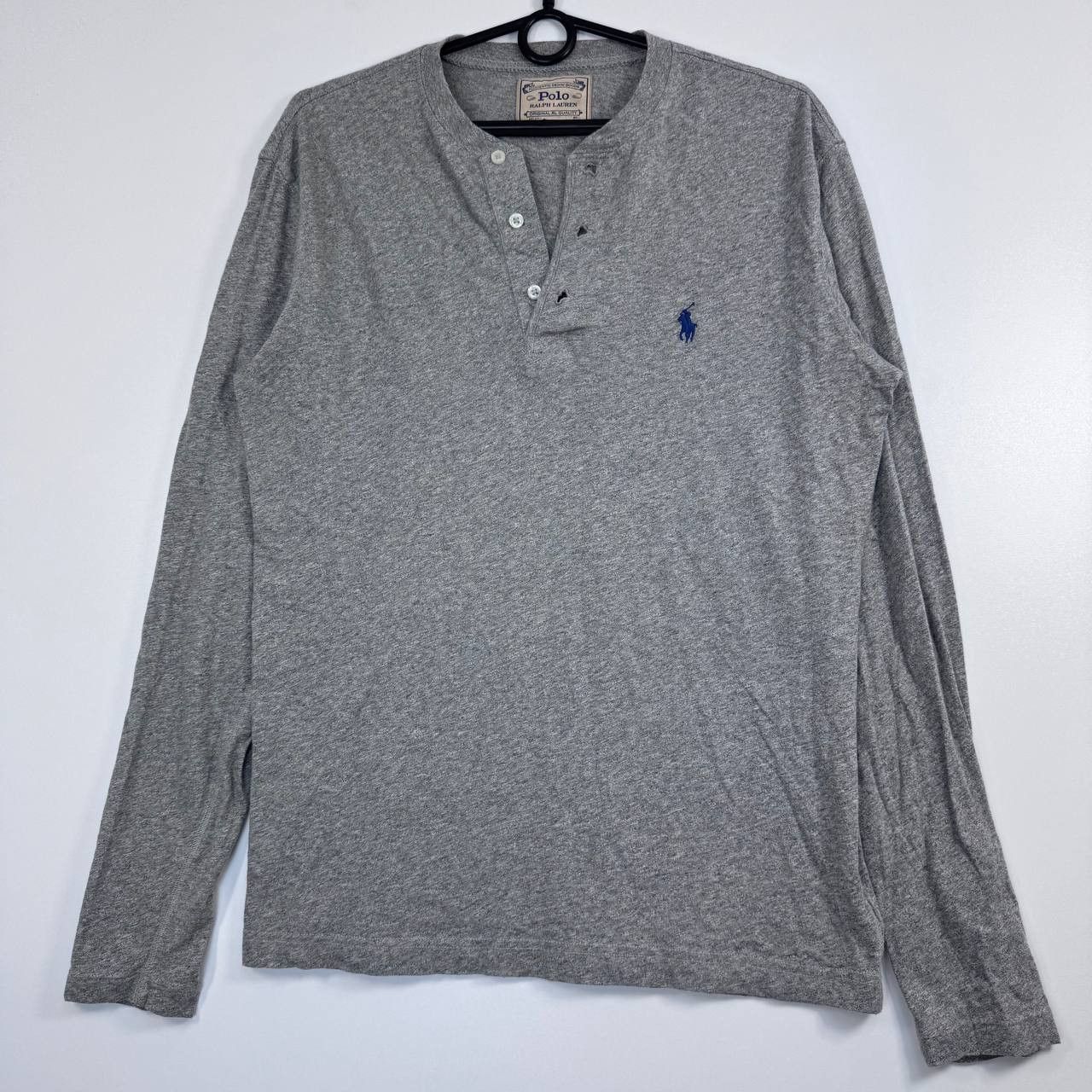 Polo Ralph Lauren Polo Ralph Lauren Long Sleeve Henley Vintage Shirt Mens S Size US S / EU 44-46 / 1 - 1 Thumbnail