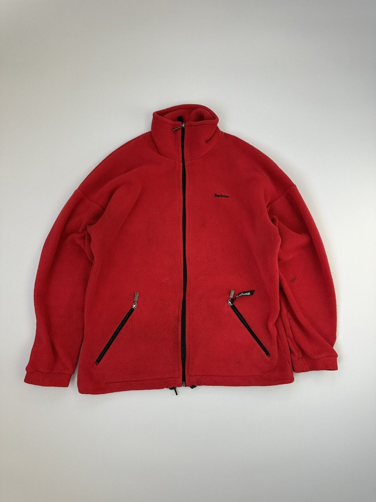 Barbour Barbour Fleece Zip Jacket Logo Men's Red Size US L / EU 52-54 / 3 - 1 Thumbnail