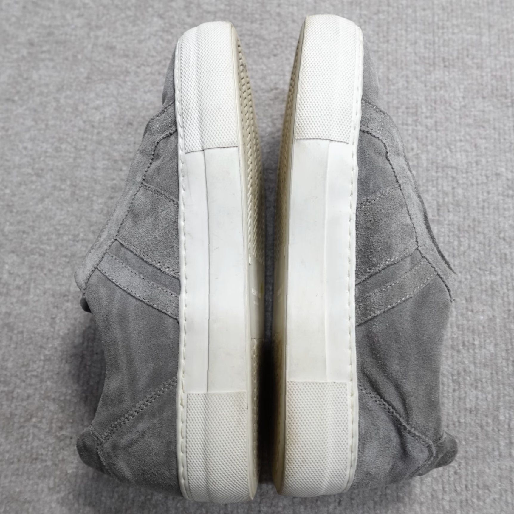 Helmut Lang VINTAGE Helmut Lang Womens Sneakers Gray Suede Margom Sole Made in Italy 8 / 38 Leather Lining Flat Casual Womens Size US 8 / IT 38 - 6 Thumbnail