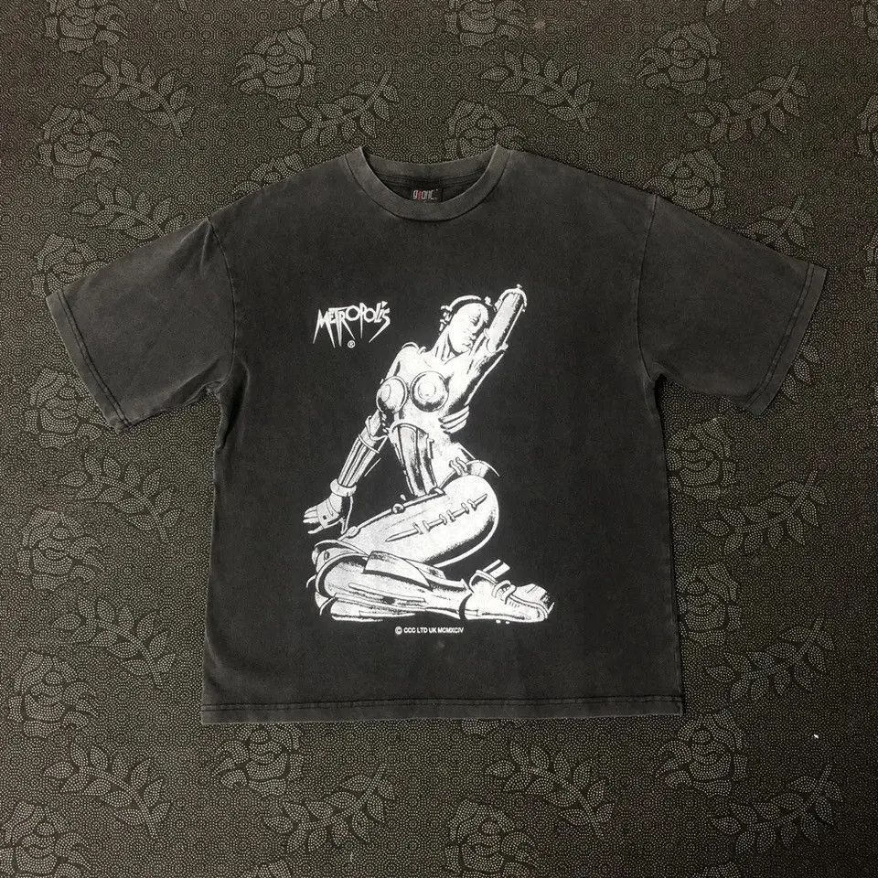 Japanese Brand × Vintage Robot MetroPolis Printed Vintage T Shirt Size US XL / EU 56 / 4 - 1 Thumbnail