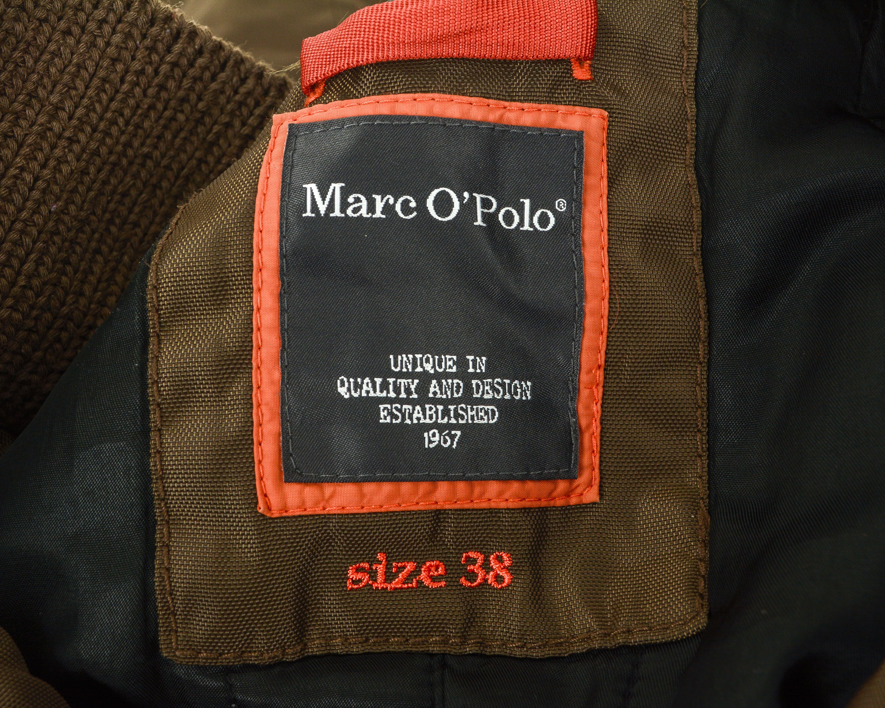 Marc O'Polo Nathalie Women M Jacket EU 38 Coat US 6 Cotton Hooded Parka Size M / US 6-8 / IT 42-44 - 4 Thumbnail