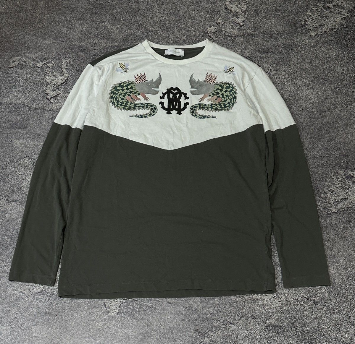 Roberto Cavalli Roberto Cavalli Boys Rhino-Crocodile Longlseeve Size US XS / EU 42 / 0 - 1 Thumbnail