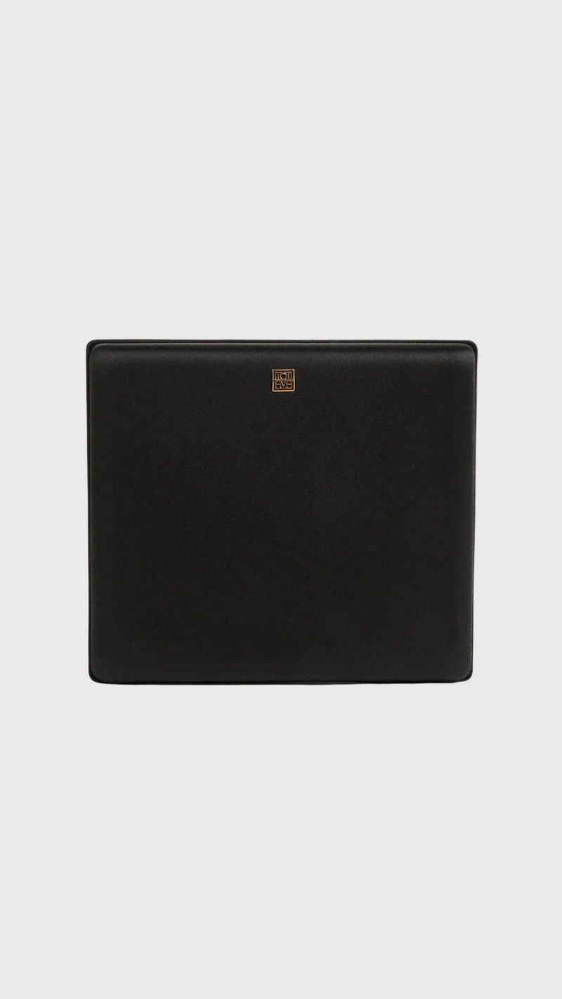 Toteme os11x0326 Size: OS / Satin Box Clutch in Black Size ONE SIZE - 1 Thumbnail