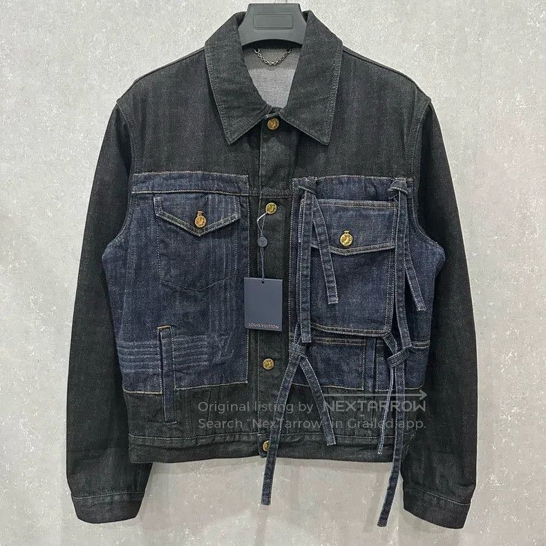 Louis Vuitton Louis Vuitton Ribbon Denim Jacket Size US S / EU 44-46 / 1 - 1 Thumbnail