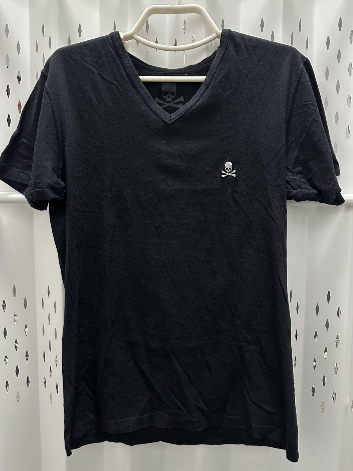 Japanese Brand × Roen Roen The Skull is Embossed in Silver TShirt Size US S / EU 44-46 / 1 - 2 Thumbnail