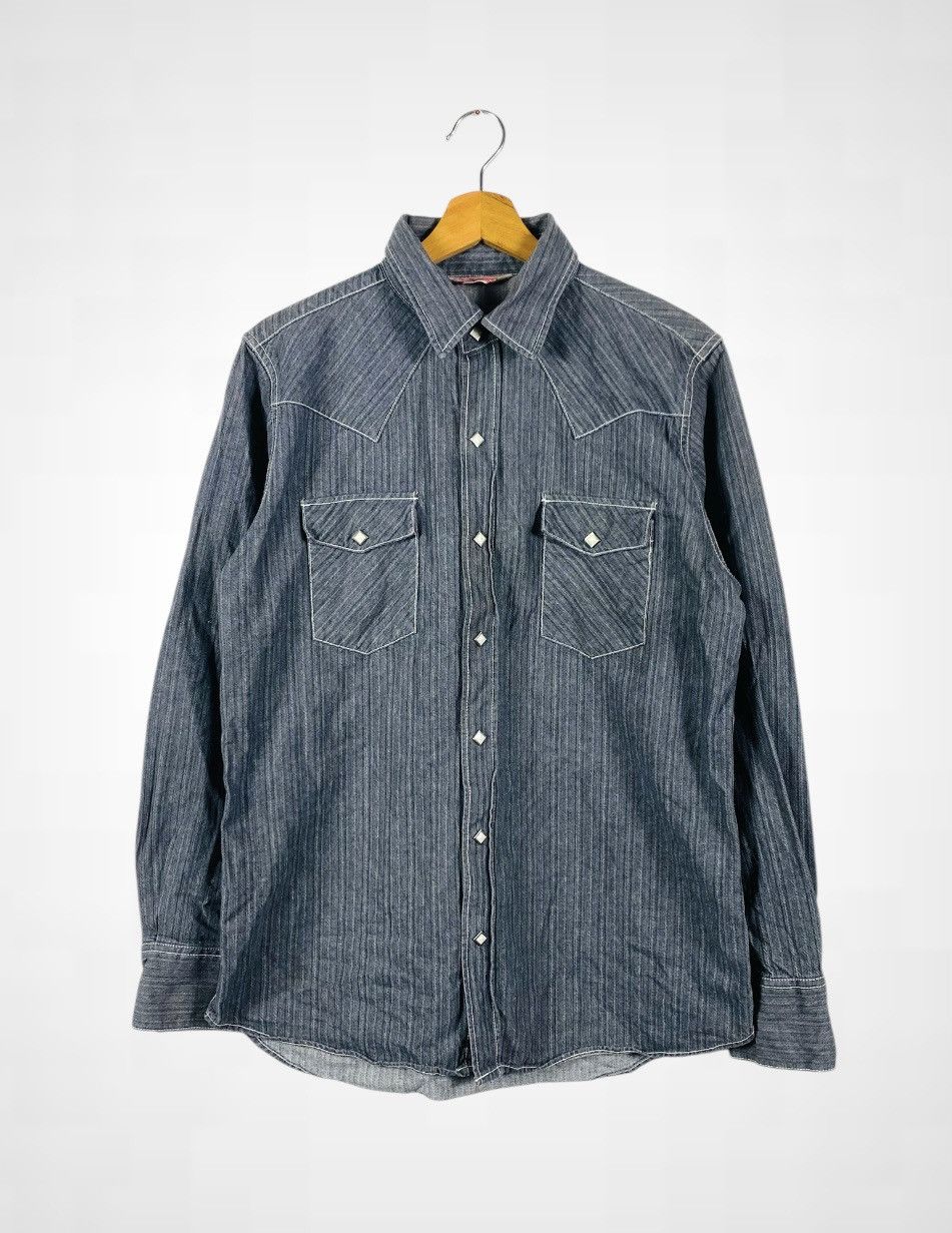 Japanese Brand Rare Lucky Brand Western Casual Button Shirts for Men Size US M / EU 48-50 / 2 - 1 Thumbnail
