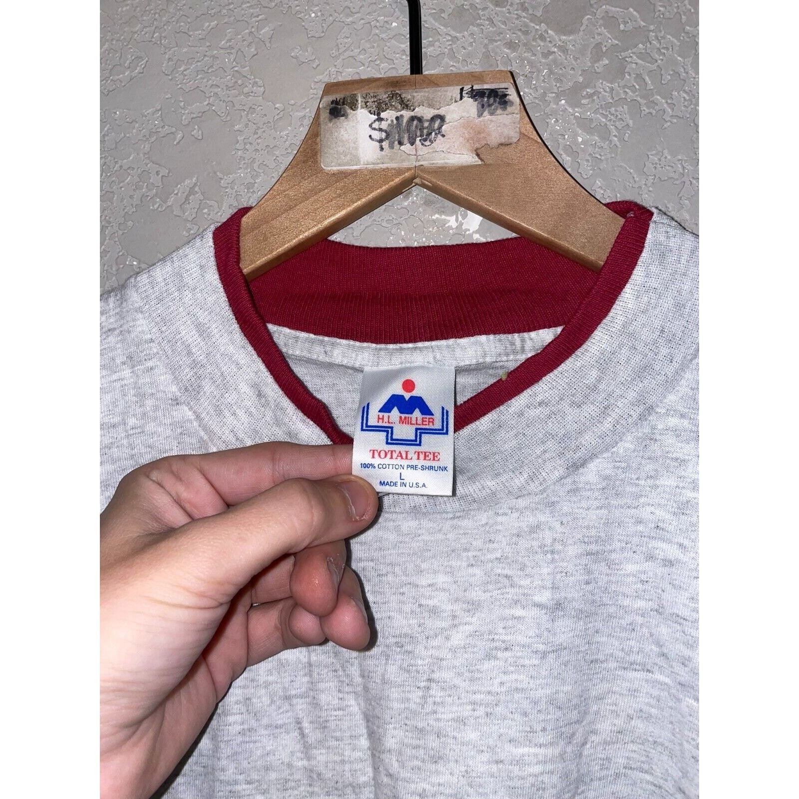 Vintage Vintage Montana Glacier Park Shirt Moose Animal Gray Tee VTG Size US L / EU 52-54 / 3 - 5 Thumbnail