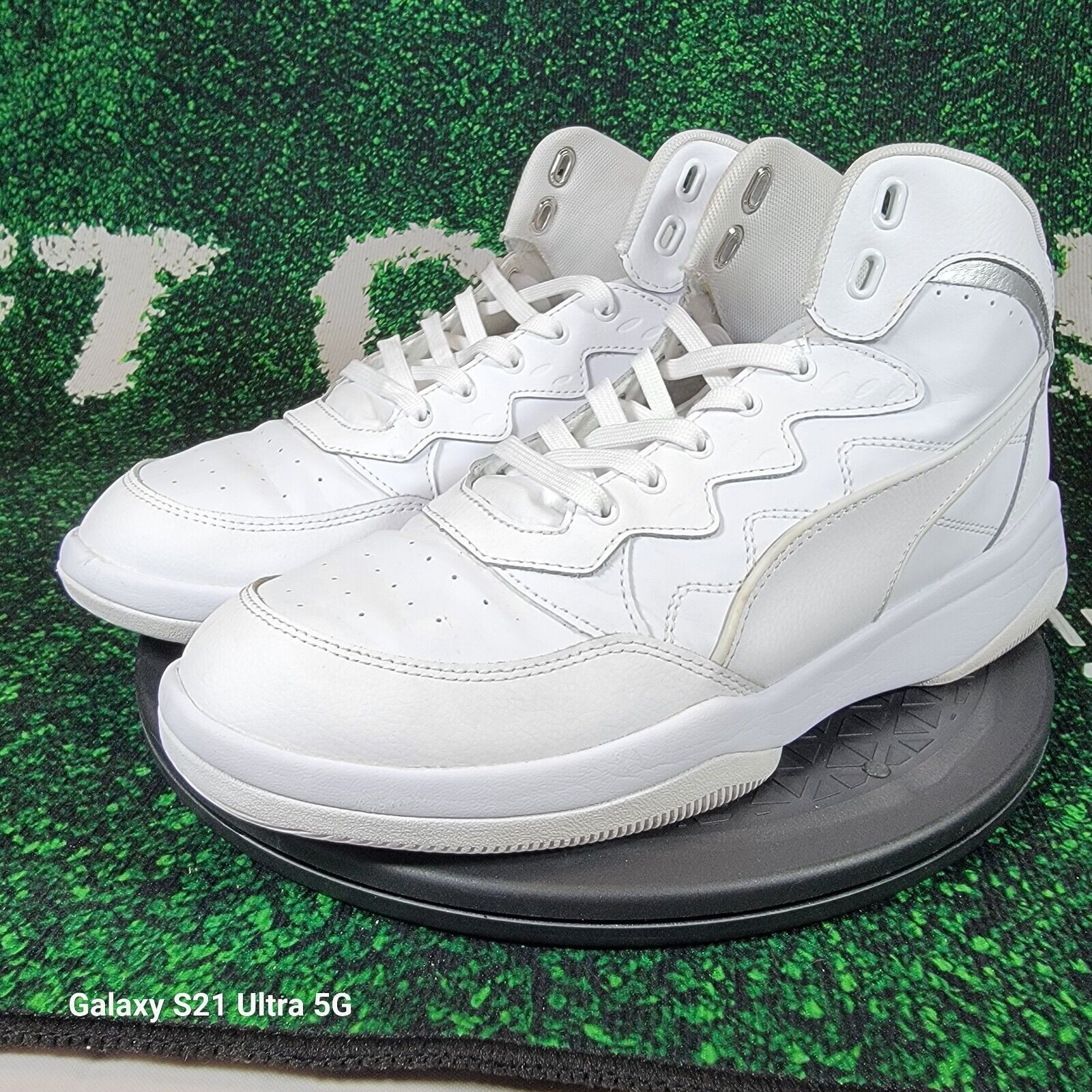 Puma Puma Mens Sz 10.5 Rb Playoff Lace Up Sneakers Casual White Size US 10.5 / EU 43-44 - 1 Thumbnail