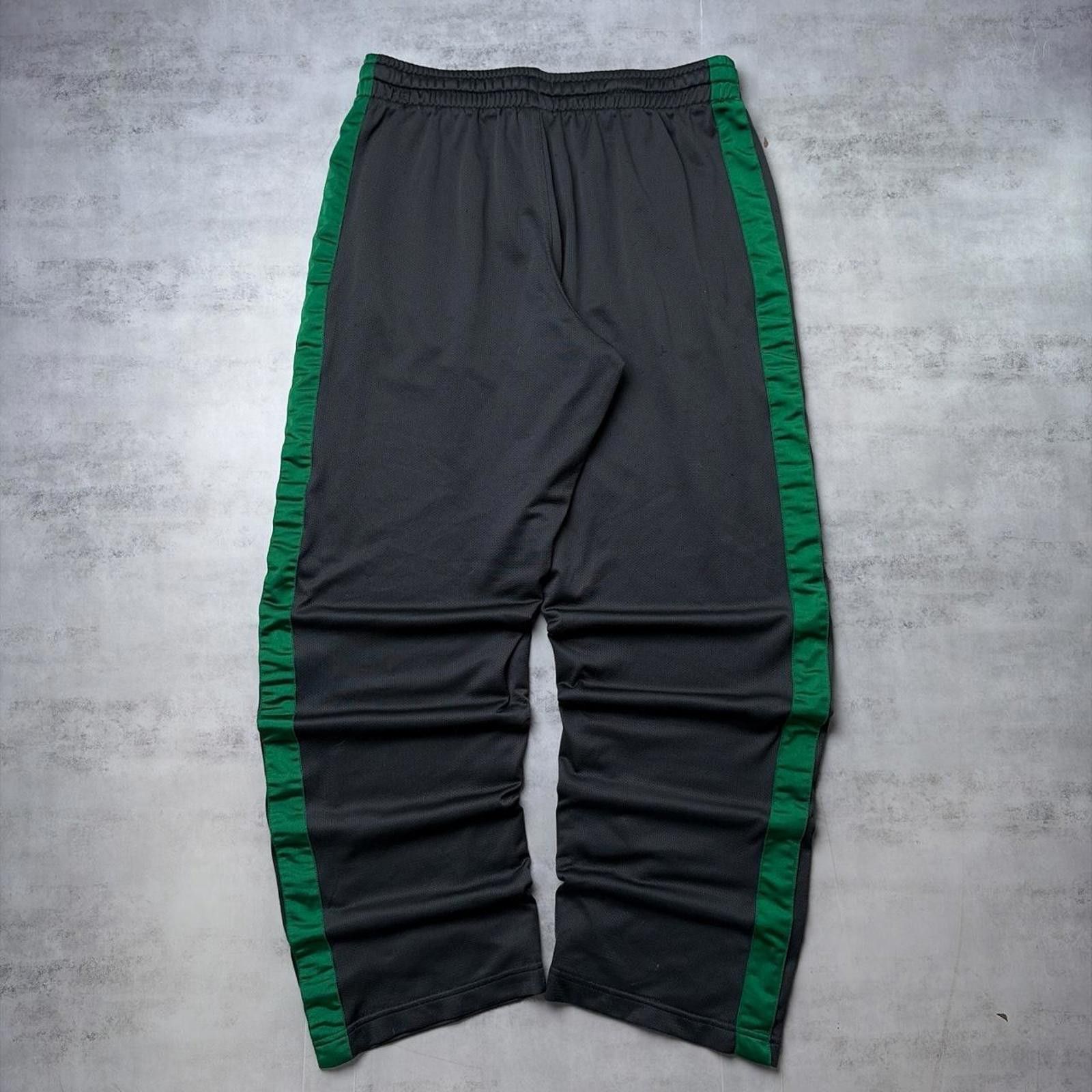 Nike Y2K Grey Nike Grunge Striped Baggy Skater Sweatpants Size US 34 / EU 50 - 5 Thumbnail