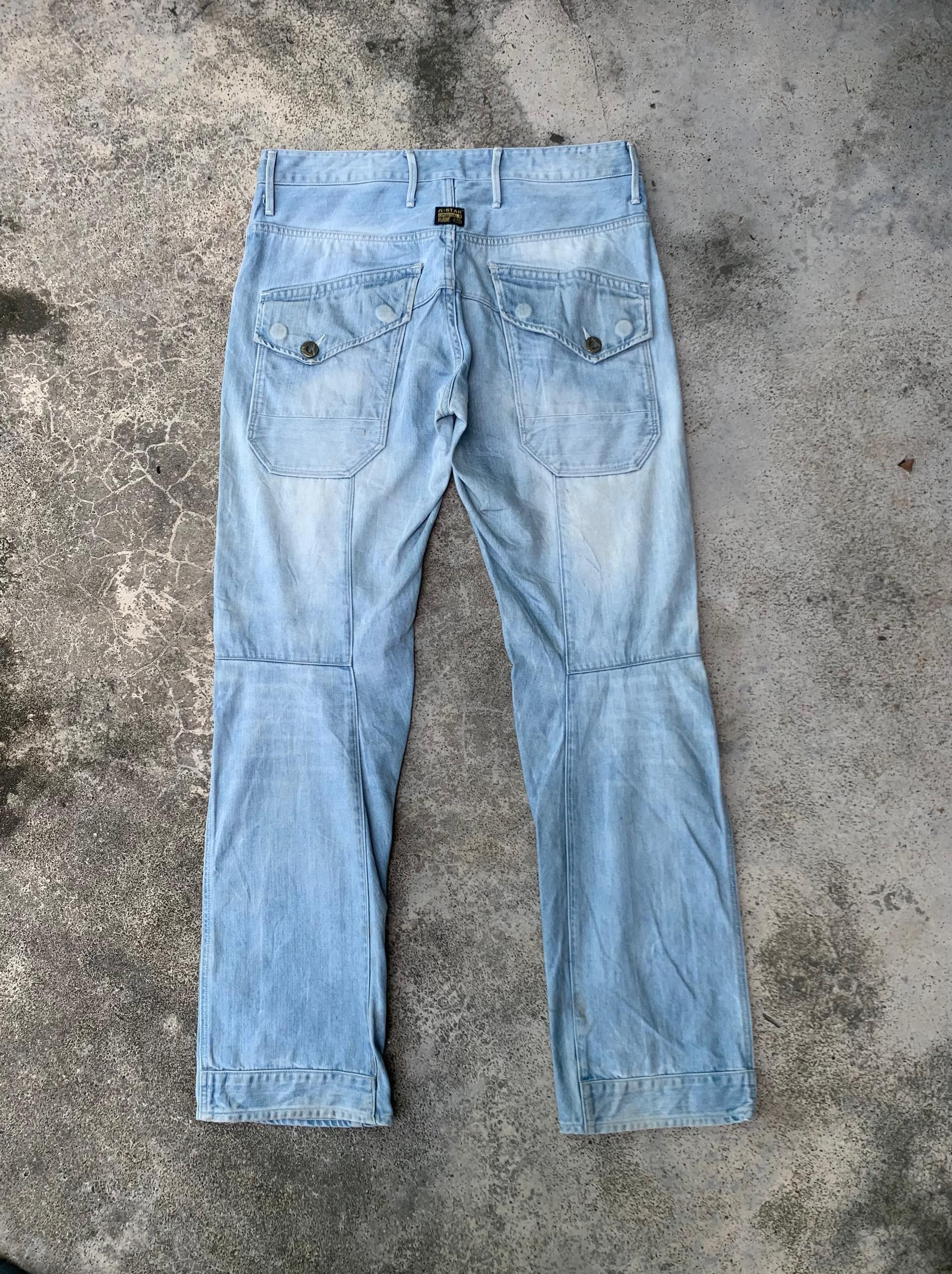 G-Star × If Six Was Nine × Le Grande Bleu (L.G.B.) Vintage G Star Raw Denim Multi Pocket Jeans Size US 30 / EU 46 - 2 Thumbnail