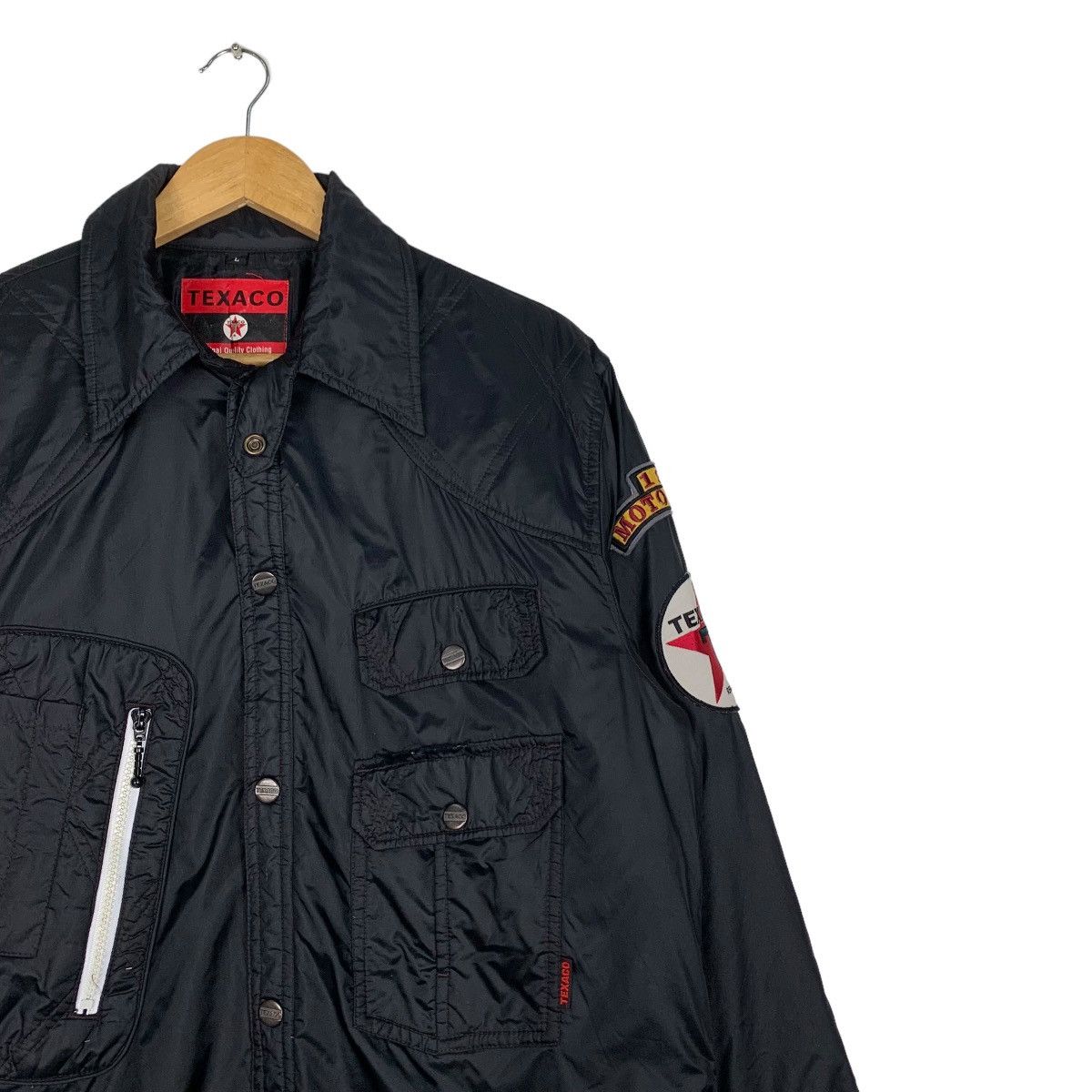 Japanese Brand TEXACO Motorcycle Multipocket Button Jacket #0963-C43 Size US L / EU 52-54 / 3 - 5 Thumbnail
