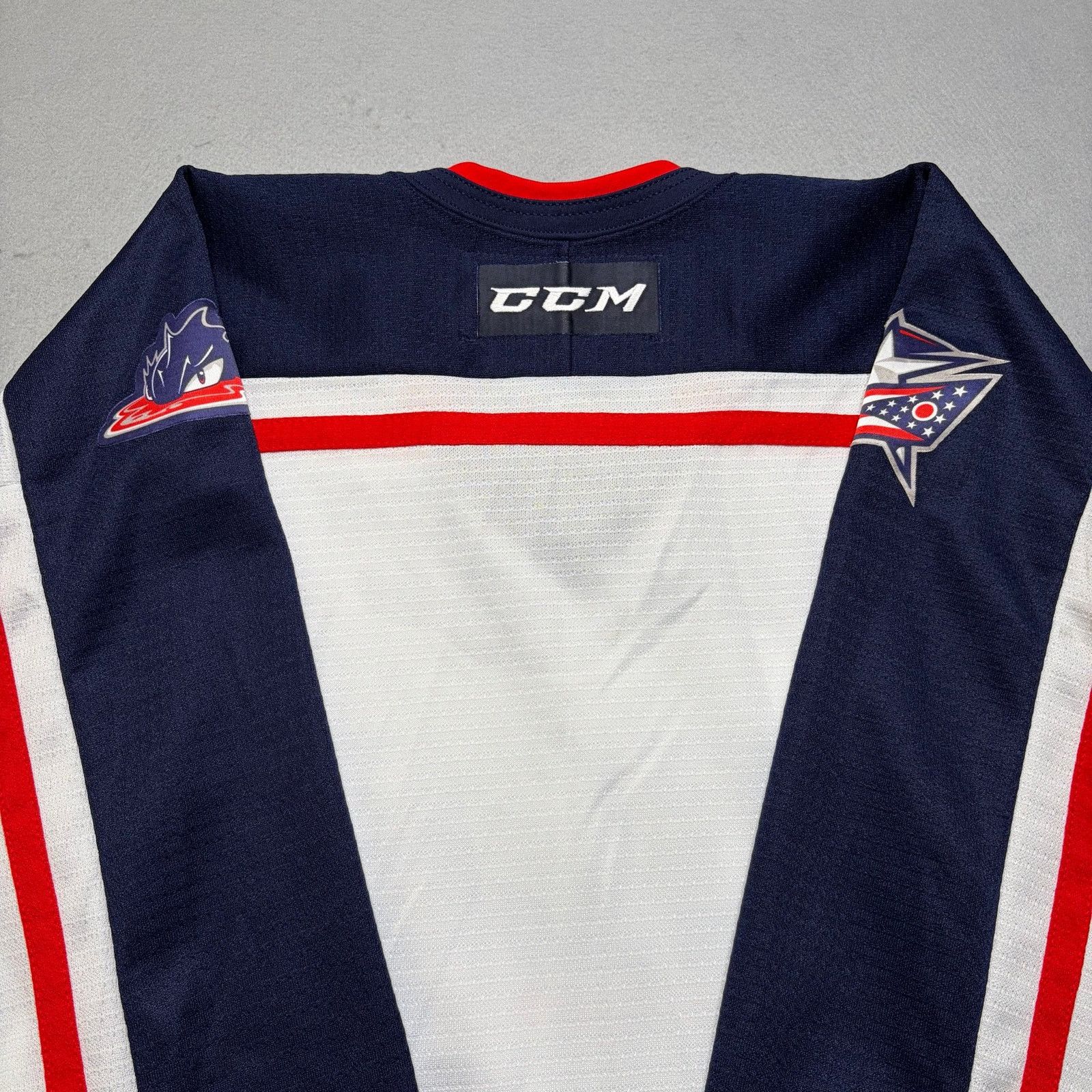 Vintage Cleveland Monsters Columbus Blue Jackets XL Hockey Jersey Size US XL / EU 56 / 4 - 11 Thumbnail