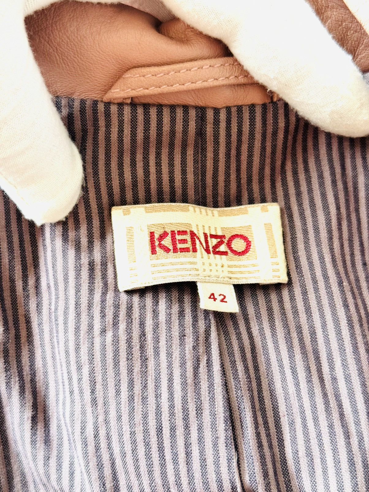 Kenzo Kenzo Lambskin Leather rose cropped blazer sz 42 Size M / US 6-8 / IT 42-44 - 5 Thumbnail