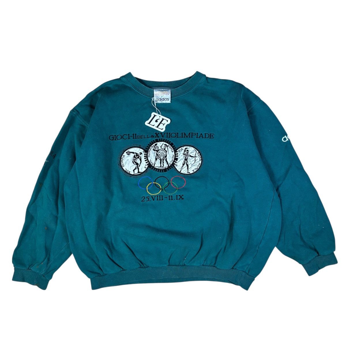 Adidas Mens Vintage Sweatshirt Adidas Olympic Games Size L Size US L / EU 52-54 / 3 - 1 Thumbnail
