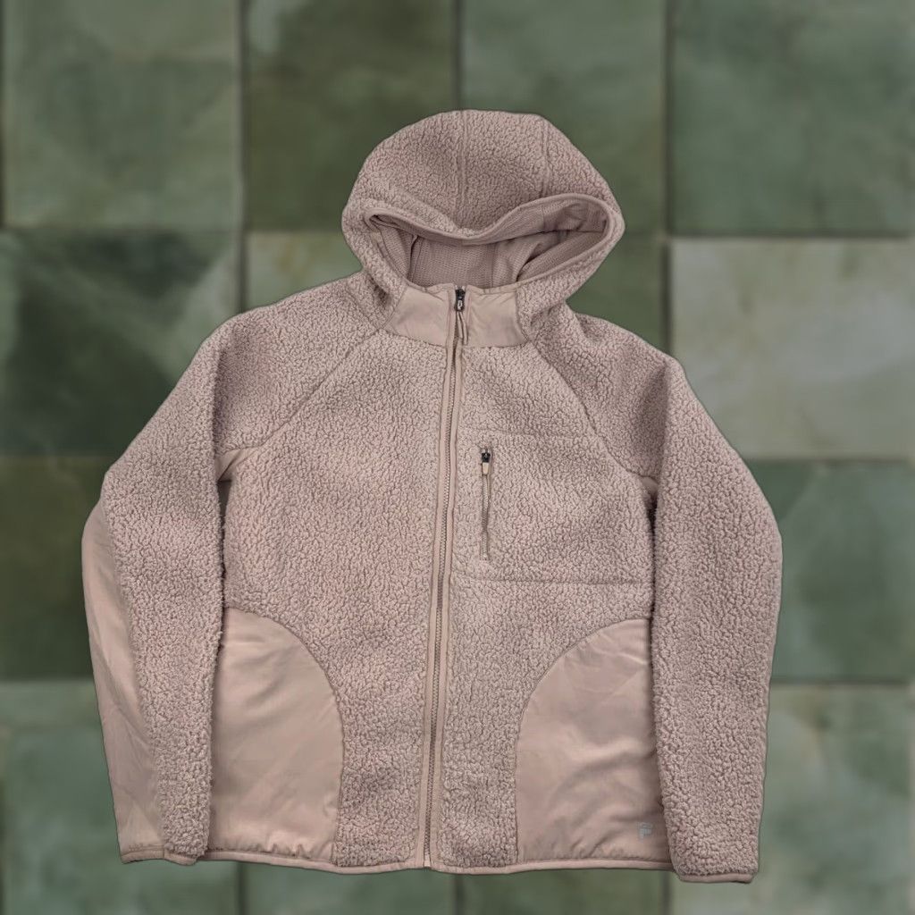 Fila VINTAGE FILA Hoodie Womens Small Pink Full Zip Jacket Pockets Sports Size S / US 4 / IT 40 - 1 Thumbnail