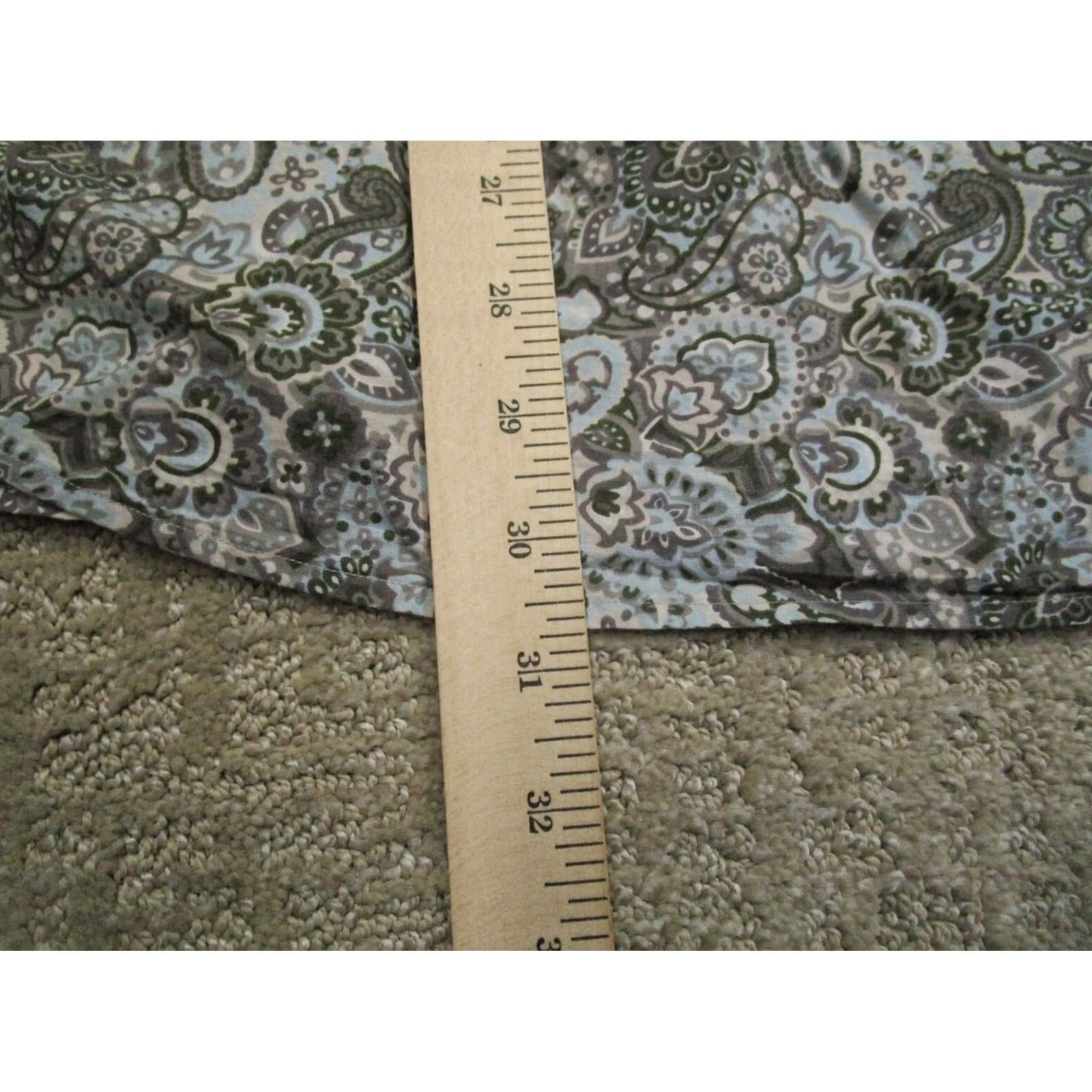Vintage Johnny D Button-Up Shirt Men XL Blue Paisley Western Cowboy Long Sleeve Size US XL / EU 56 / 4 - 6 Thumbnail
