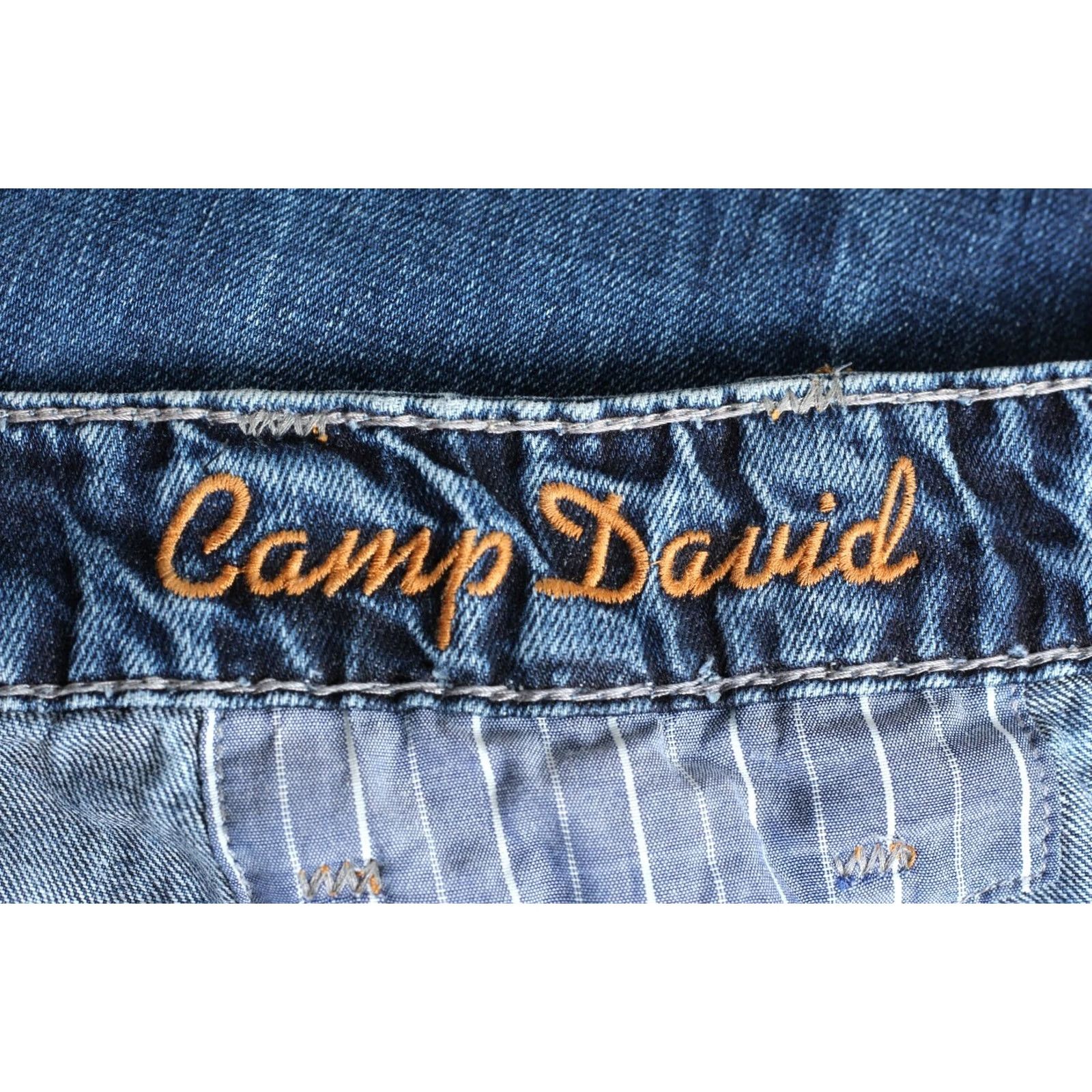 Vintage CAMP DAVID Jeans Men 32/34 Regular Straight DZ5845 Blue 5-Pocket Denim Mid Rise Cotton Jeans Size US 32 / EU 48 - 5 Thumbnail