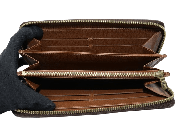 Louis Vuitton Louis Vuitton Zippy Monogram Leather Brown Wallet Size ONE SIZE - 4 Thumbnail