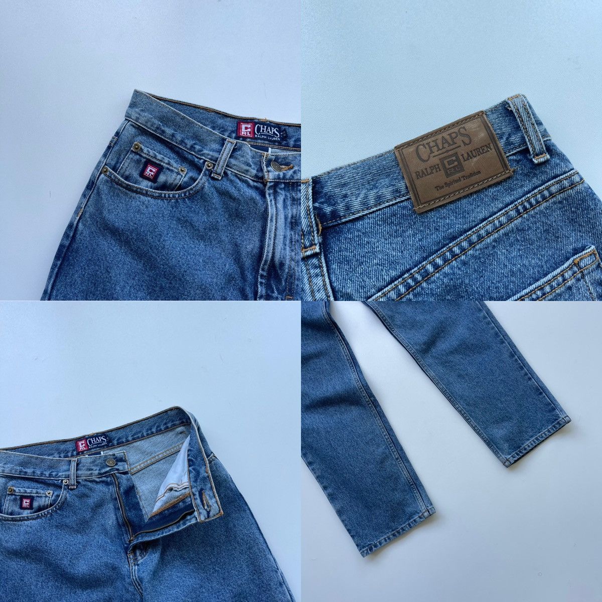 Chaps Ralph Lauren Chaps Ralph Lauren Denim Vintage Jeans Double Stone Size US 29 - 4 Thumbnail