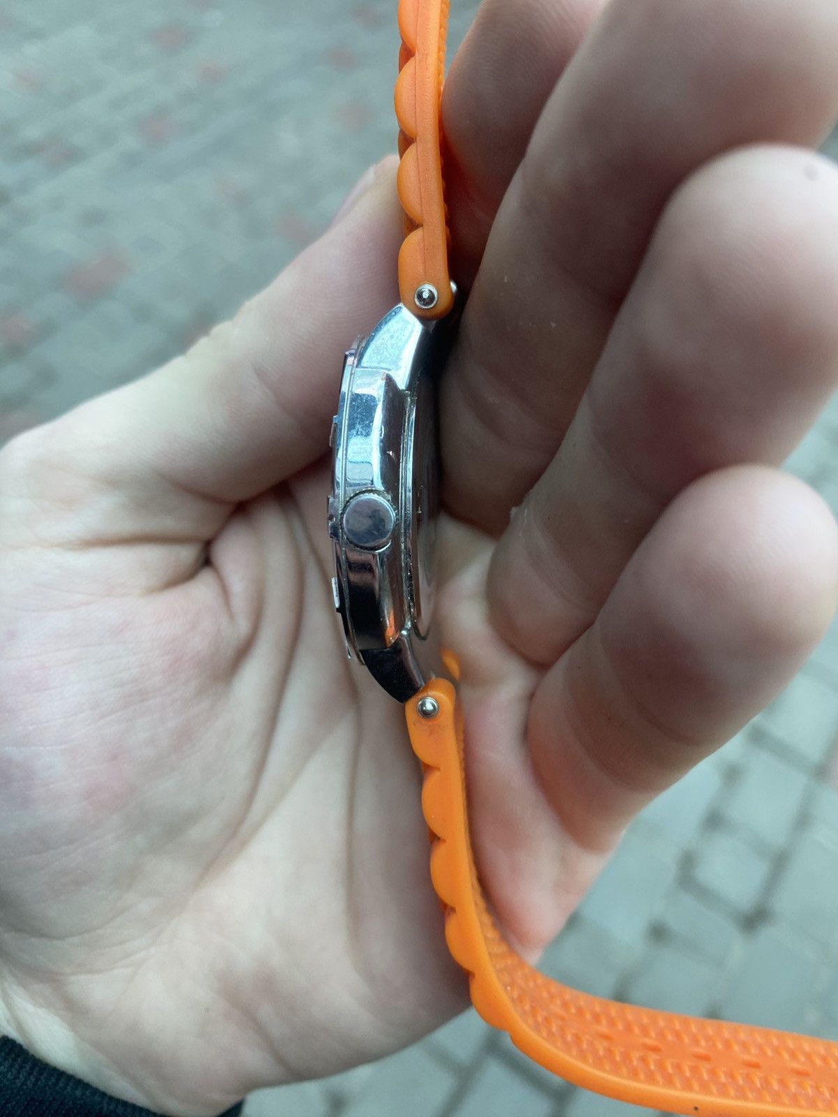 Japanese Brand Mango Orange Silicone Strap Quartz Ladies Sport Watch Size ONE SIZE - 6 Thumbnail