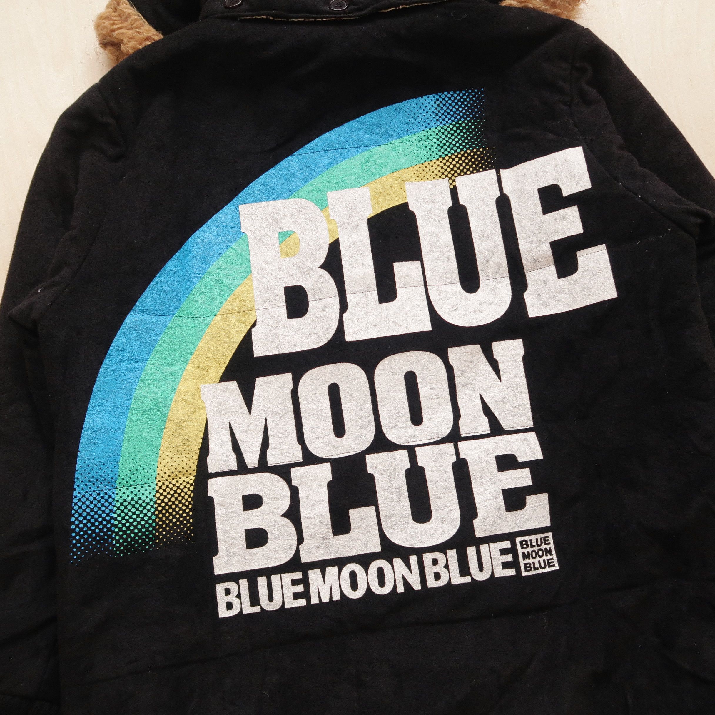 Japanese Brand 1990s Blue Moon Blue Japan Reversible Fur Faux Jacket Size US M / EU 48-50 / 2 - 20 Thumbnail