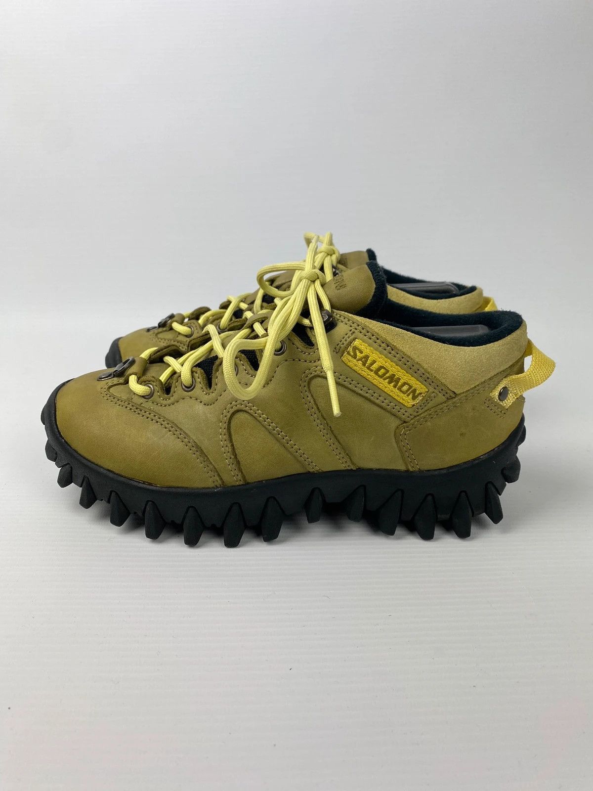Leather × Salomon salomon spike sole vintage archive outdoor gorp hiking Size US 5.5 / IT 35.5 - 3 Thumbnail