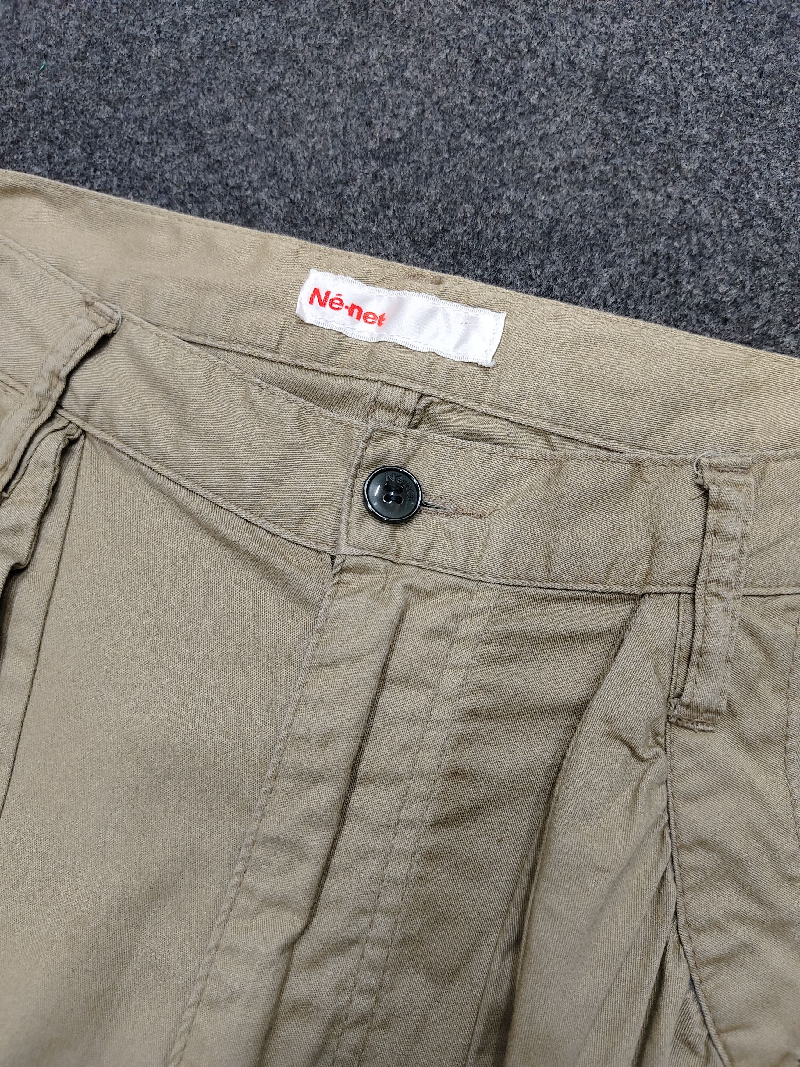 Ne-Net SICK 🇯🇵Ne-Net🇯🇵 Emote Pocket Drop Crotch Cropped Size 30" / US 8 / IT 44 - 4 Thumbnail