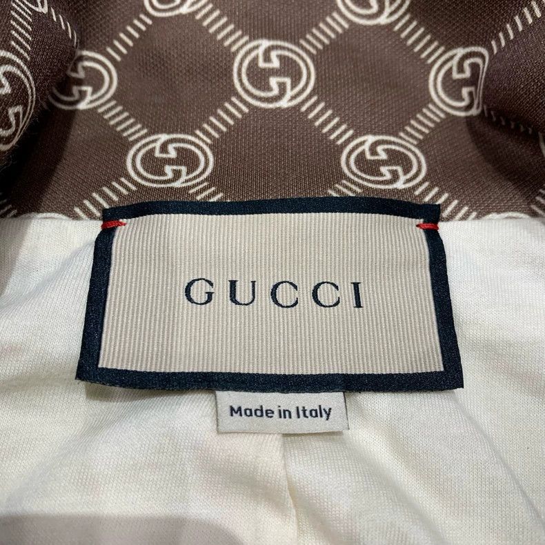 Gucci Gucci Brown full-print short coat 2501-Nextarrow Size US M / EU 48-50 / 2 - 4 Thumbnail