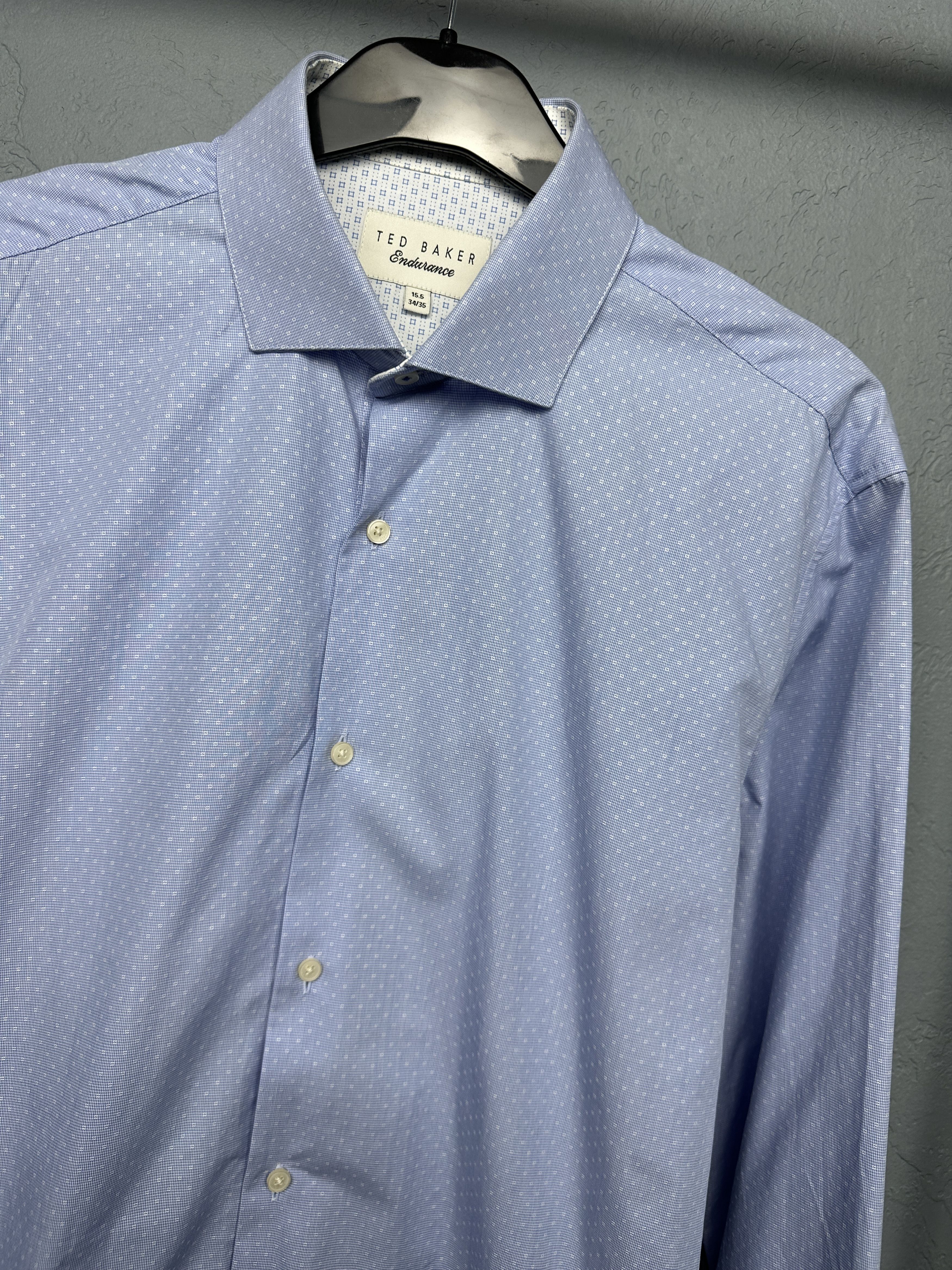 Ted Baker Ted Baker Endurance Mens Luxury Long Sleeve Shirt Size US L / EU 52-54 / 3 - 2 Thumbnail