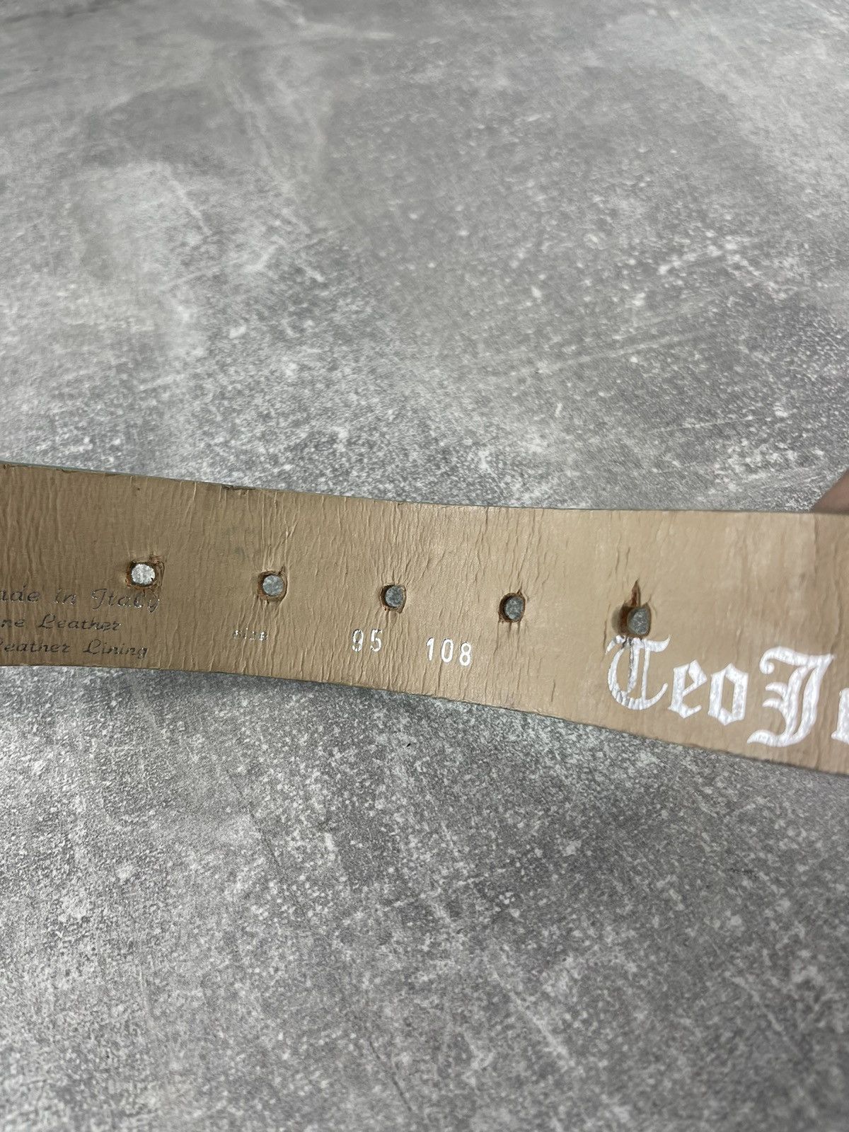 Vintage Y2K Leo Jeck Handcrafted Metal Mesh Leather Belt Turquoise Size ONE SIZE - 6 Thumbnail