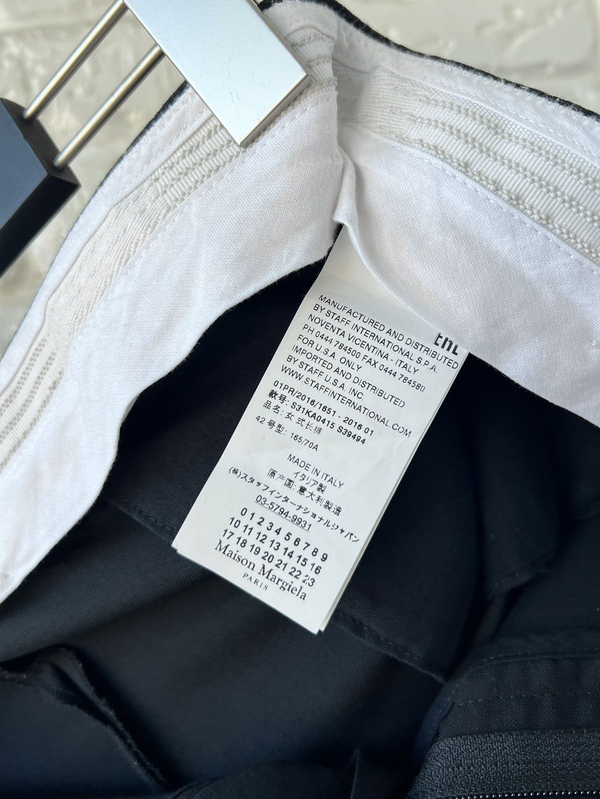 Maison Margiela Maison Martin Margiela Black Lana Wool Pants Trousers Size 28" / US 6 / IT 42 - 5 Thumbnail
