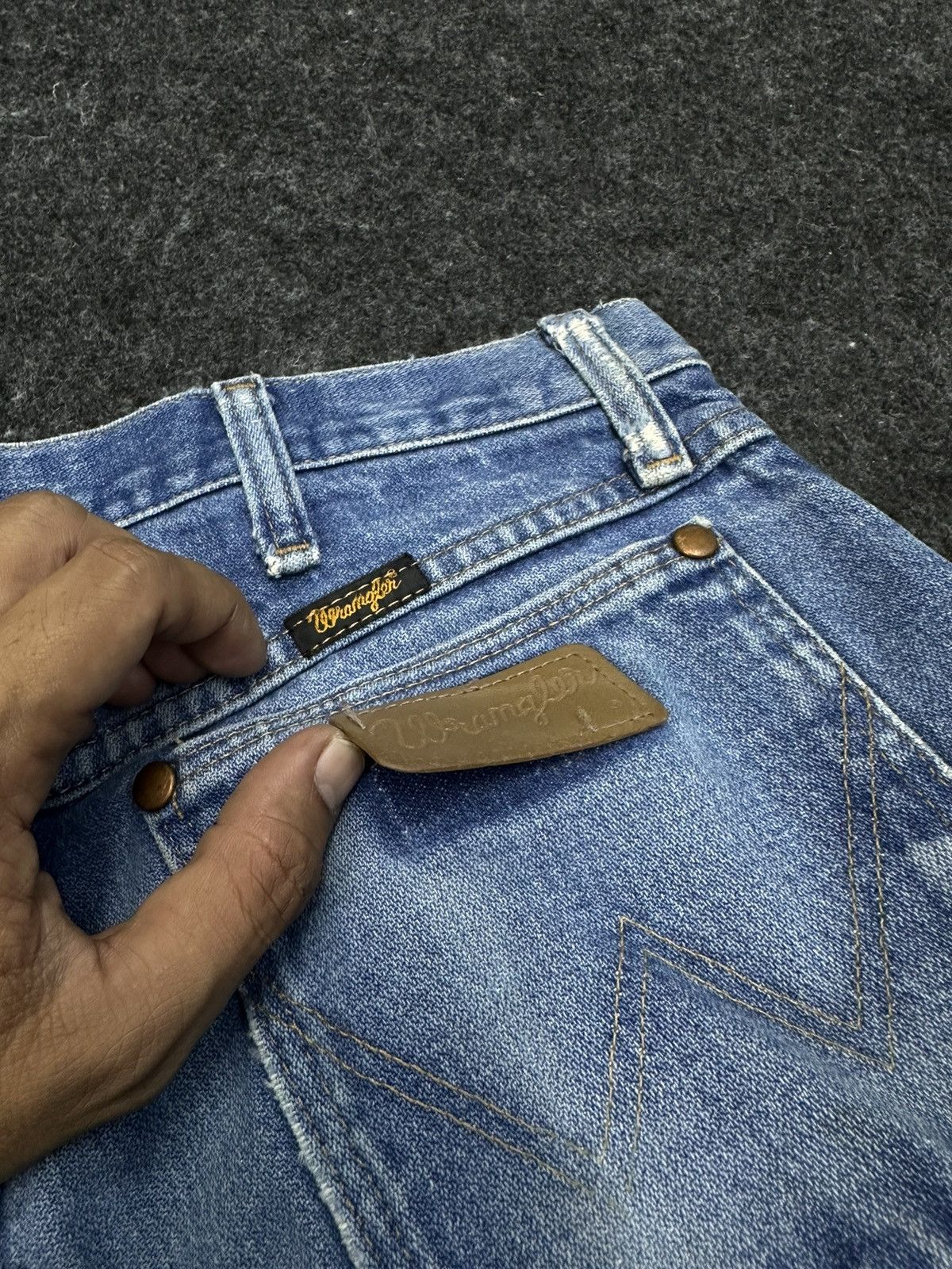 BUFFALO BOBS × Vintage × Wrangler Vintage 70s Wrangler Distressed Denim Size 32 F42 Size US 32 / EU 48 - 9 Thumbnail