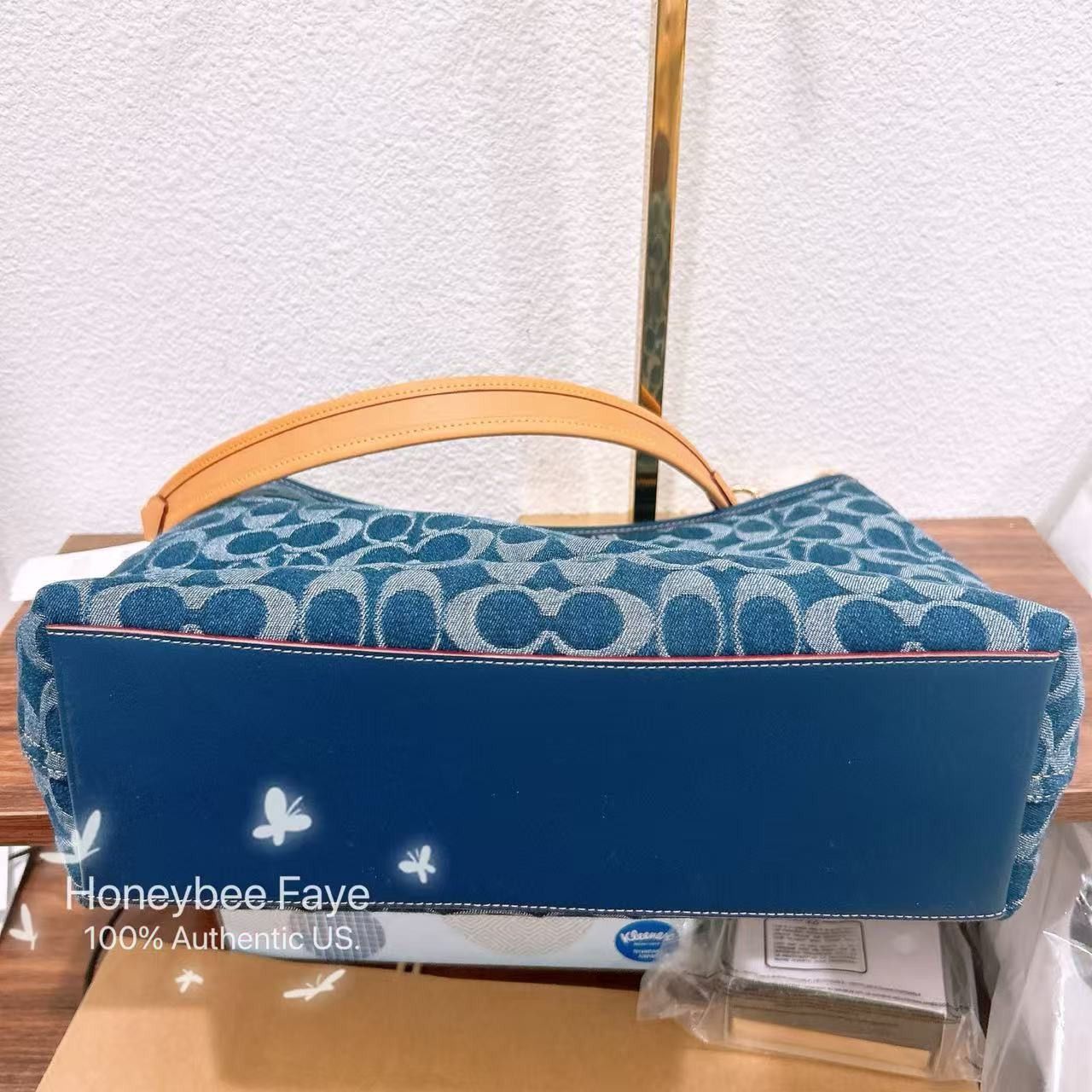 Coach Laurel Shoulder Bag In Signature Denim CY702 Size ONE SIZE - 3 Thumbnail