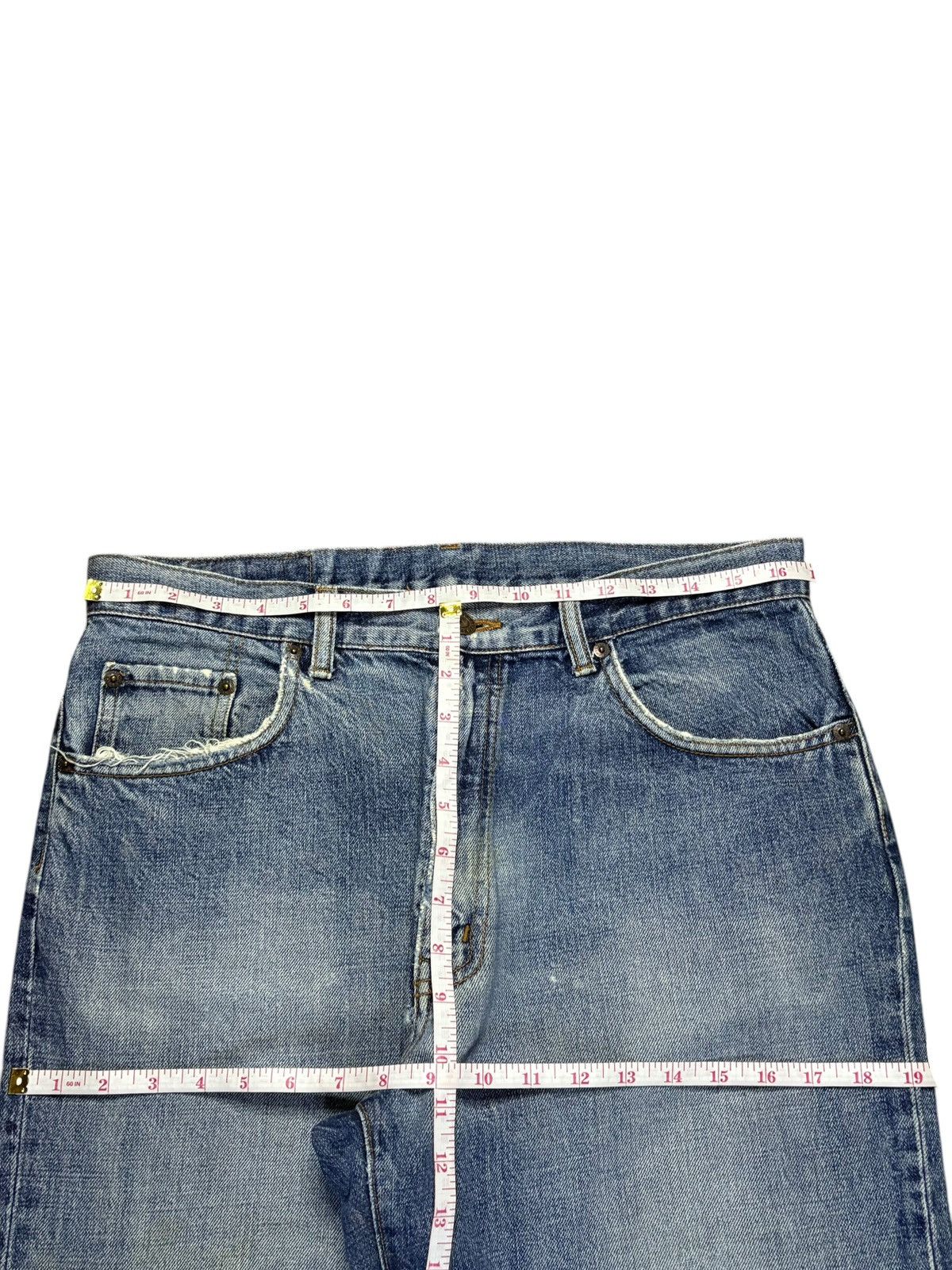 Japanese Brand Vintage Japanese Brand Mud Wash Distressed Baggy Jeans Size US 33 - 12 Thumbnail