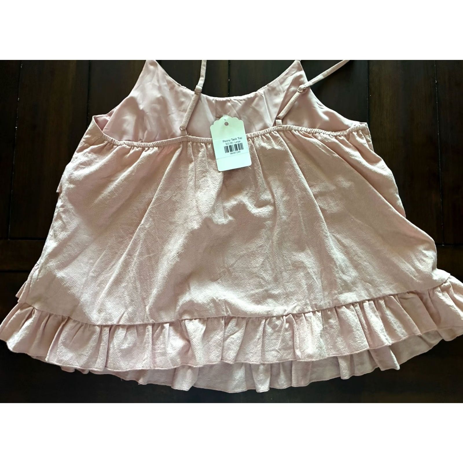 Vintage VINTAGE Peony Tank Top Women’s Large Pink Size L / US 10 / IT 46 - 3 Thumbnail